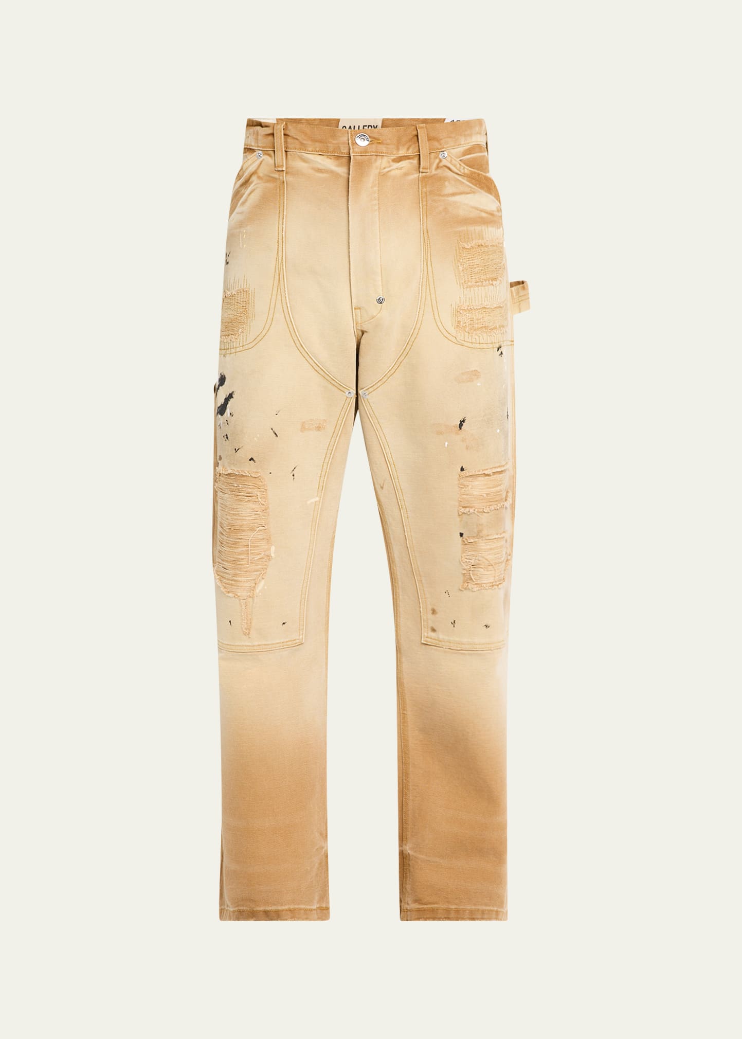 PERSTEP正規品★24AW★Deft dyeing carpenter pants 1129-5 - 14oz Sulfur Dye Heavy Oxford Work Pants - Olive