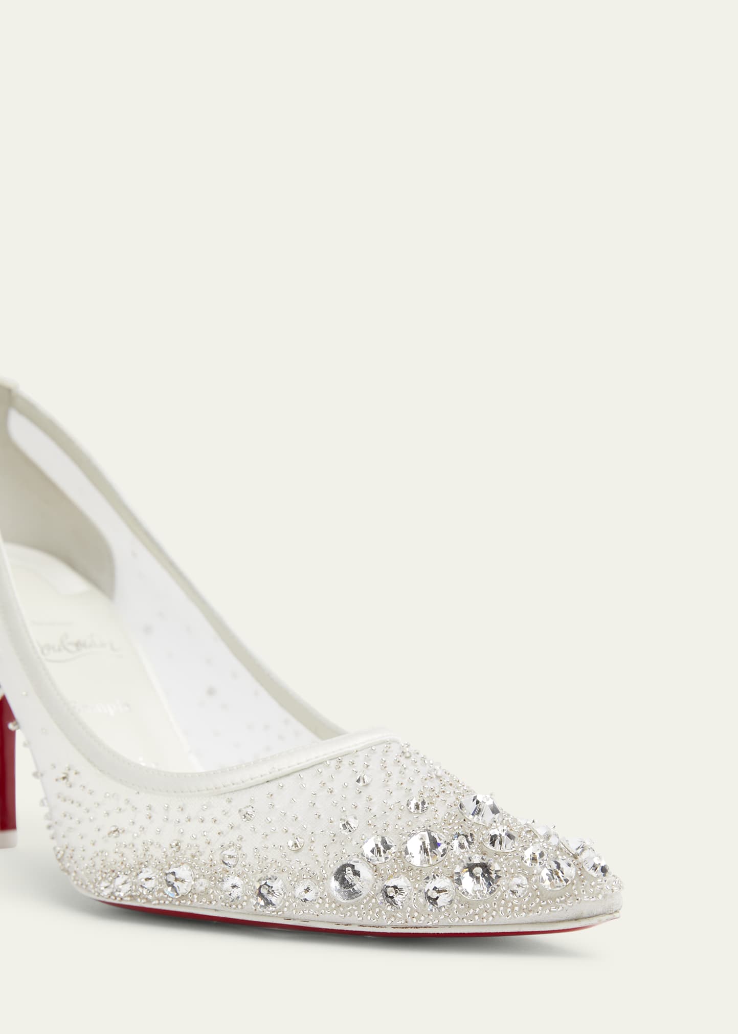 Christian Louboutin Miss Z Sparkling Red Sole Pumps - Bergdorf Goodman