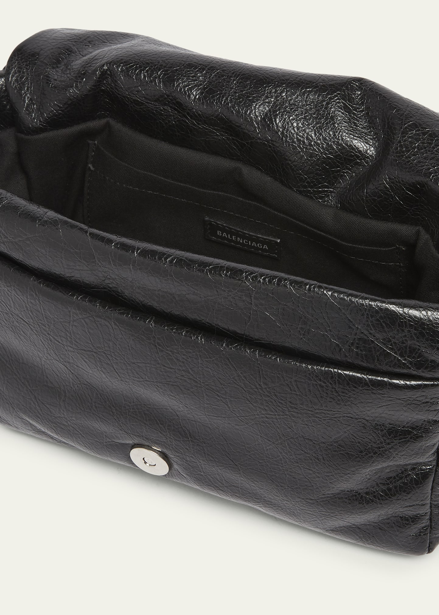 BALENCIAGA Men's Monaco Leather Messenger Bag バッグ ロゴ Balenciaga Men's Monaco Leather Messenger Bag - Bergdorf Goodman