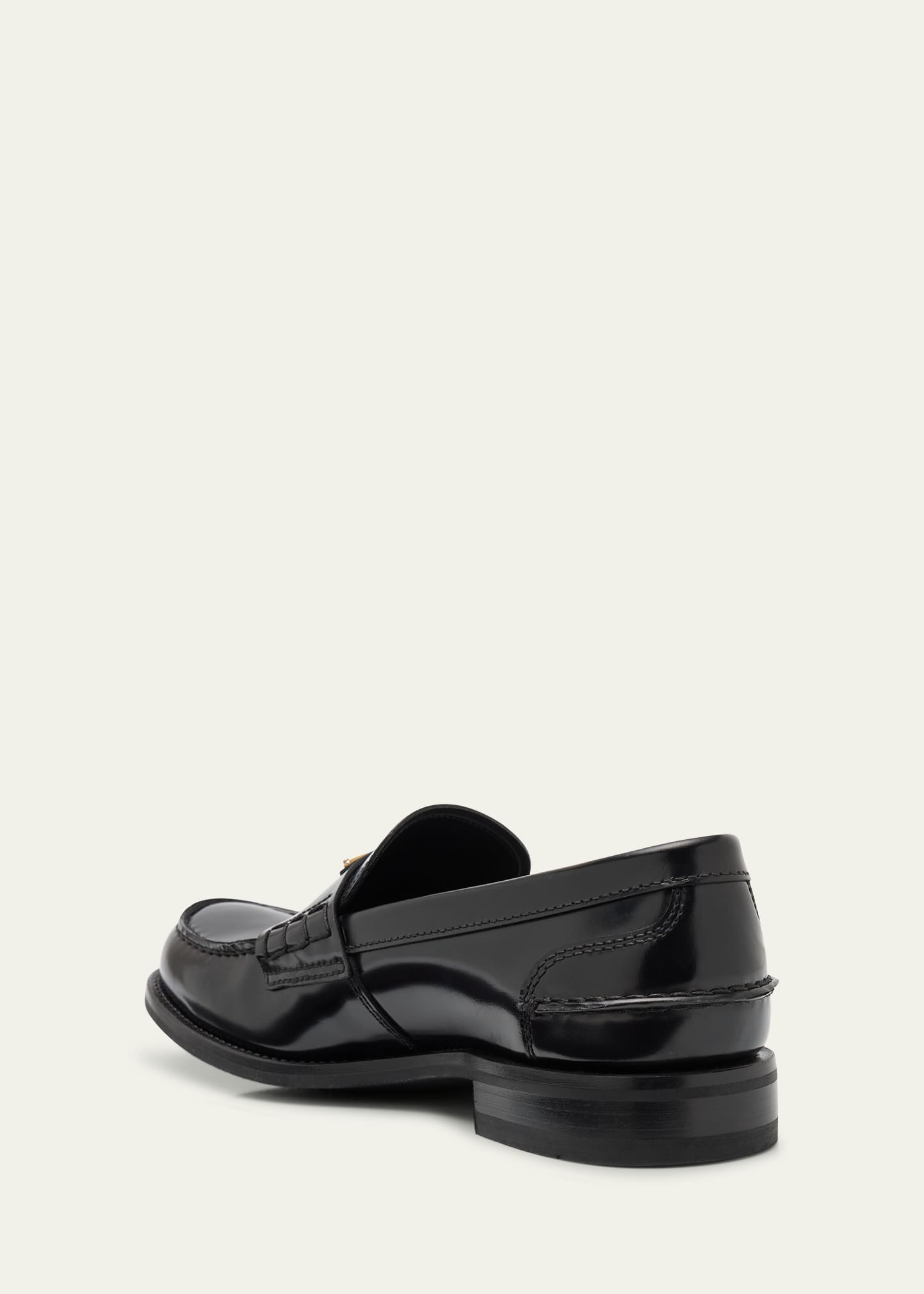 Prada Men's Brushed Leather Split-Toe Loafers - Bergdorf Goodman