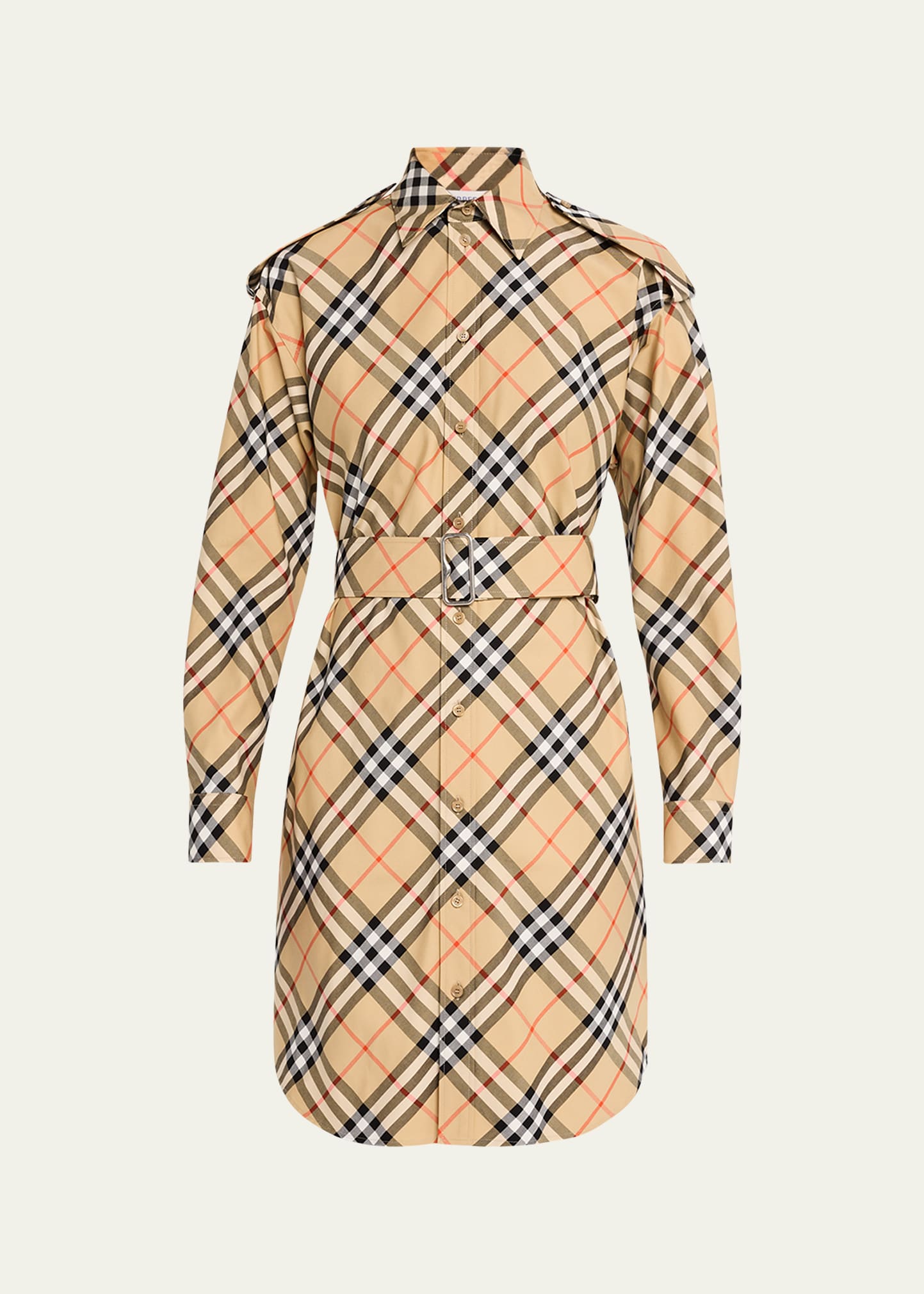 burberry dress women Check Collar Cotton Pink engraved drawcord at the waist for adjustable styling Burberry Floral Washed Silk Mini
