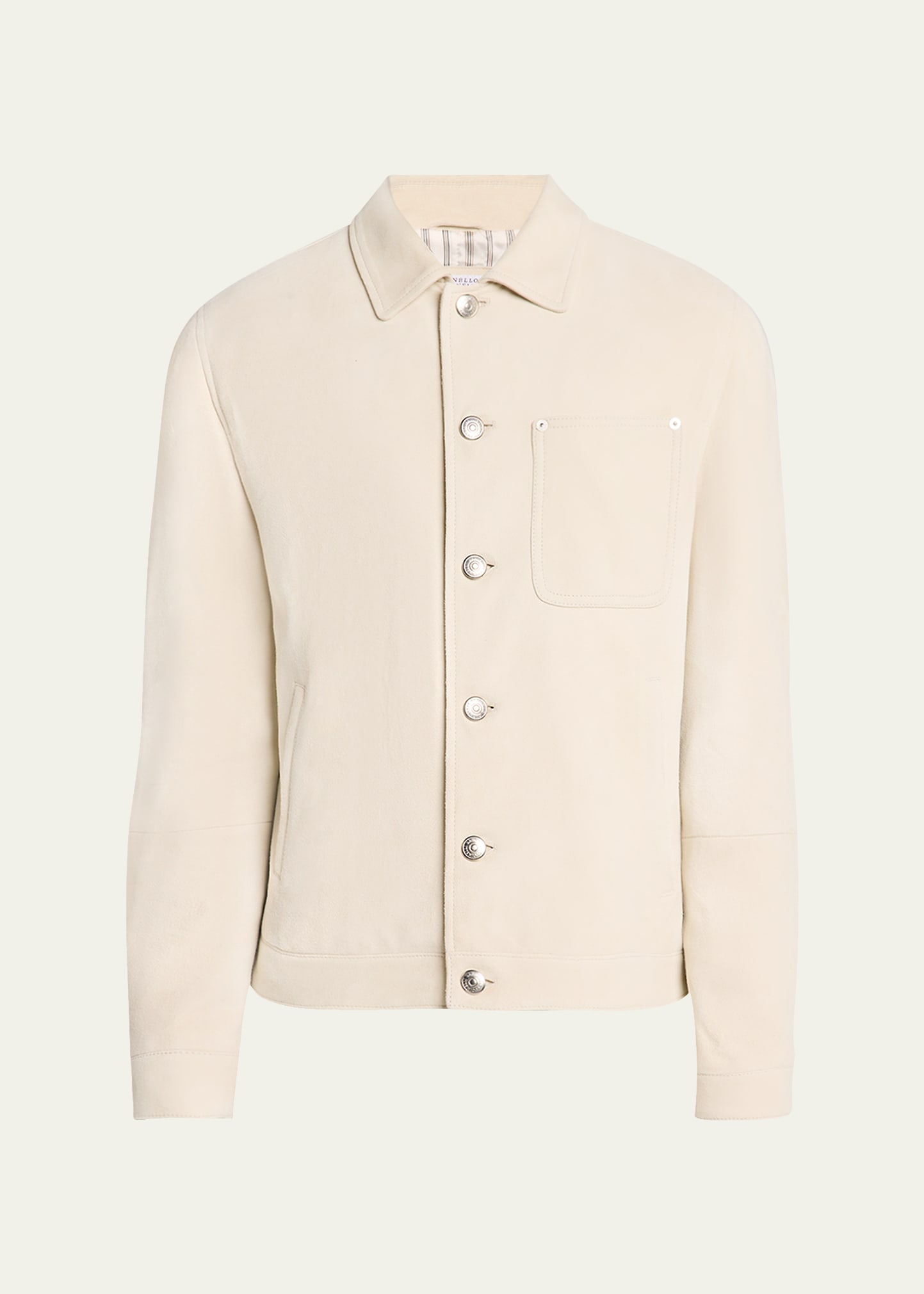 VIP【送料関税込】BRUNELLO CUCINELLI SHIRT JACKET Brunello Cucinelli Men's Suede Shirt Jacket - Bergdorf Goodman