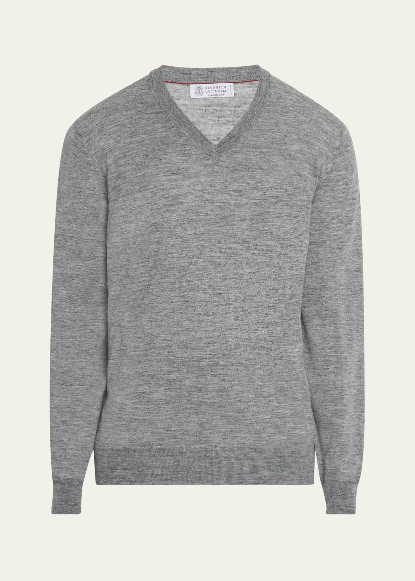 Brunello Cucinelli Men's Cashmere-Blend V-Neck Sweater