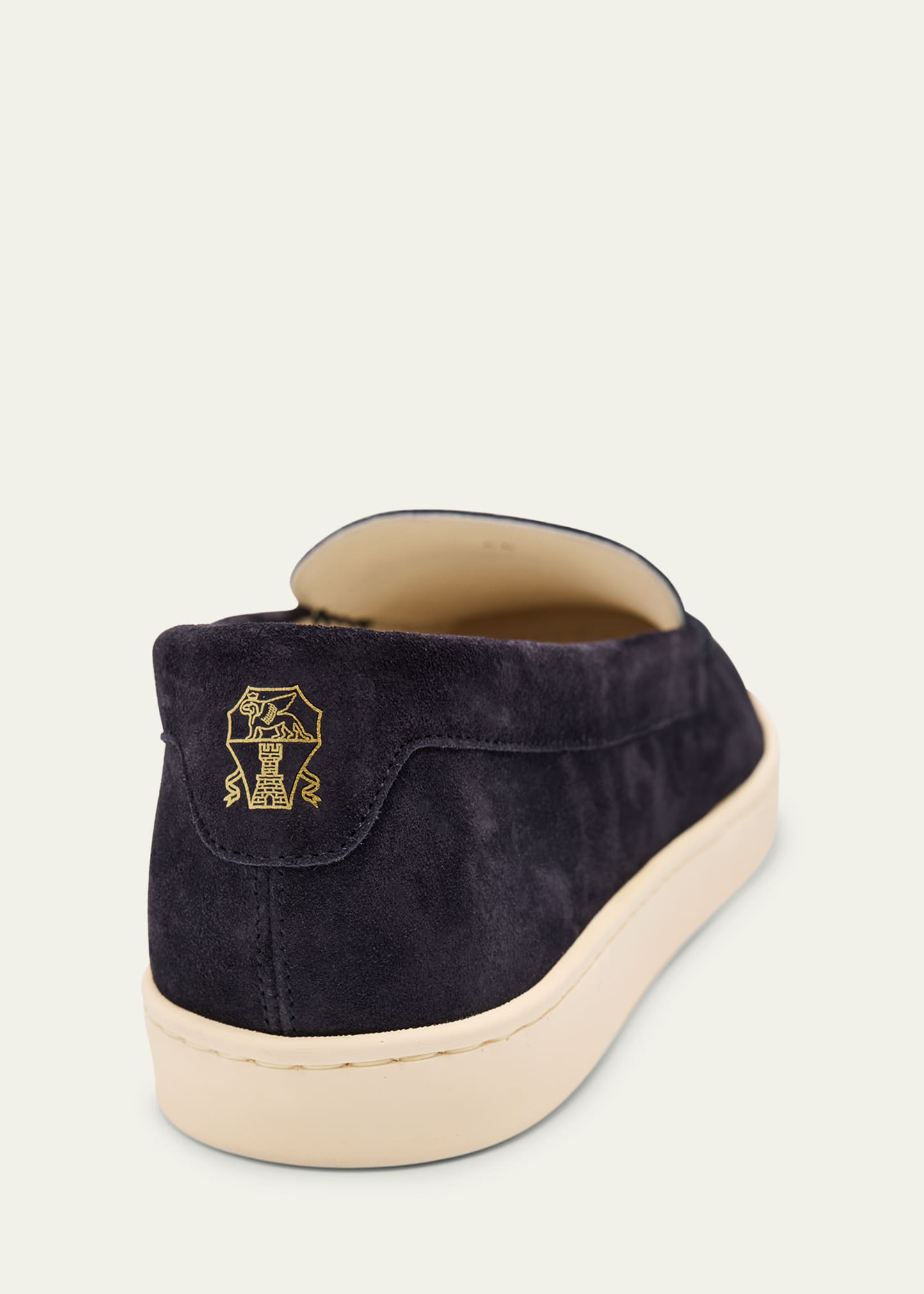Brunello Cucinelli Men's Hybrid Venetian Suede Slip-Ons - Bergdorf