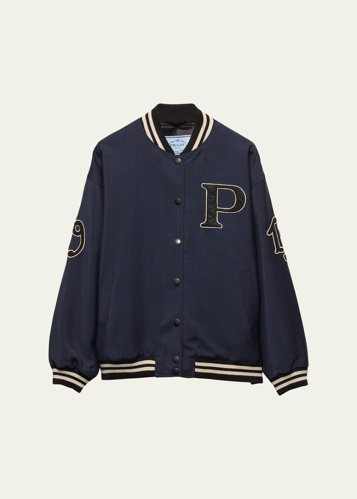 Prada Oversized Kid Mohair Bomber Jacket - Bergdorf Goodman
