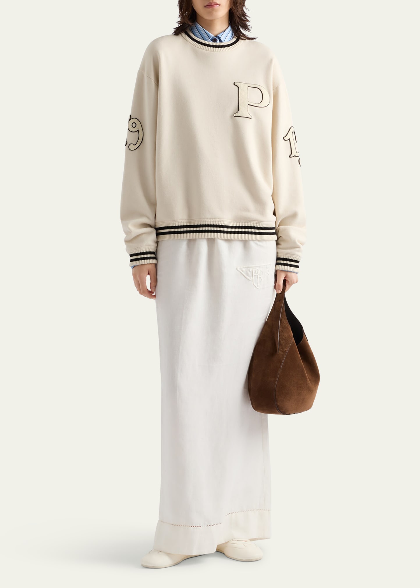 Prada Oversized Felpa Sweatshirt - Bergdorf Goodman