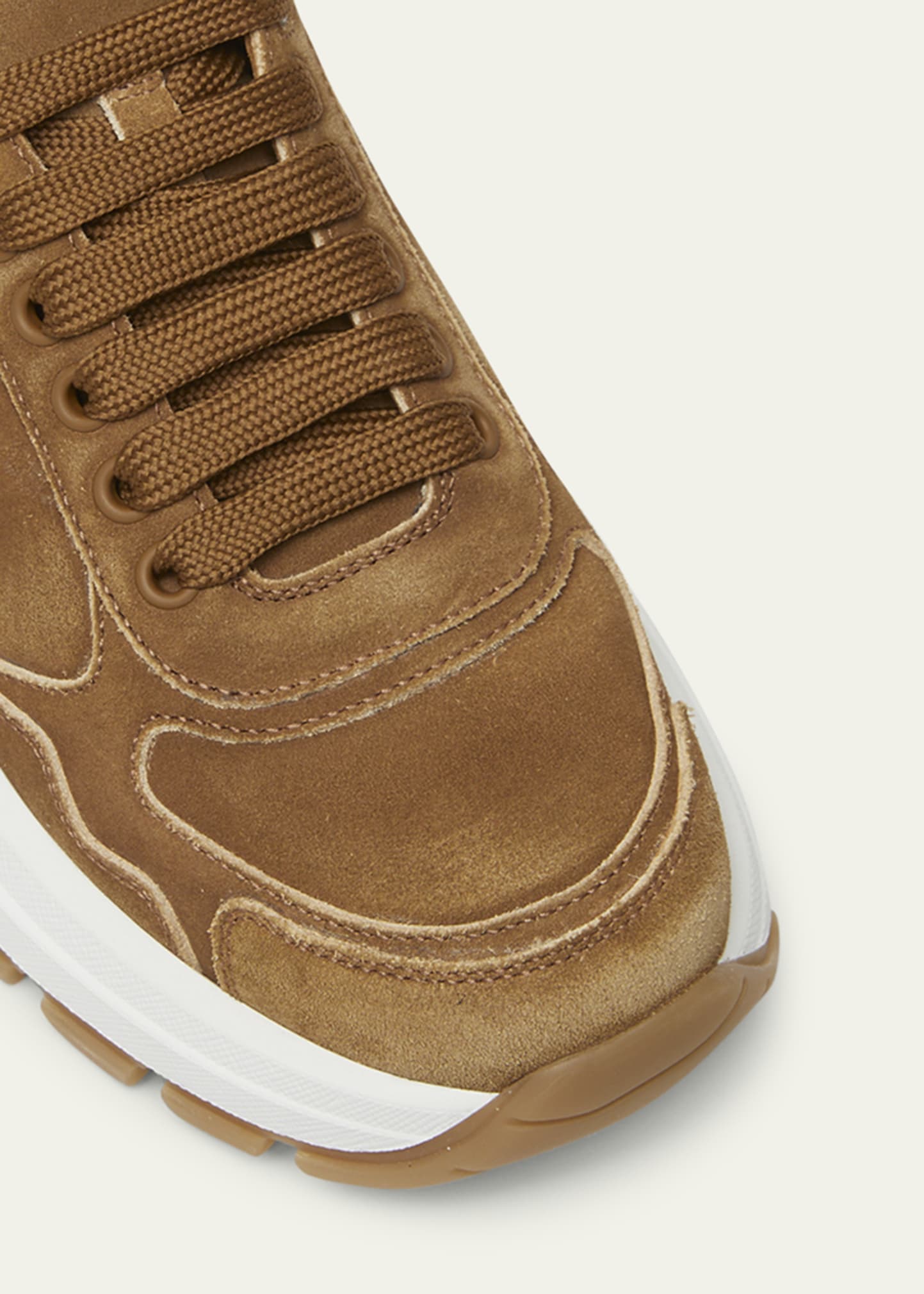 Prada Prax 01 Suede Logo Runner Sneakers - Bergdorf Goodman
