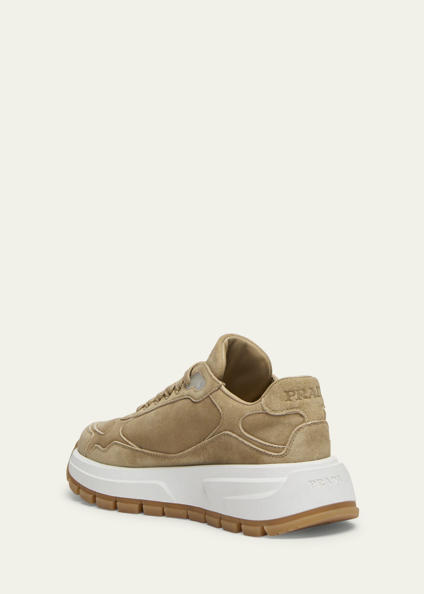 Prada Prax 01 Suede Logo Runner Sneakers - Bergdorf Goodman