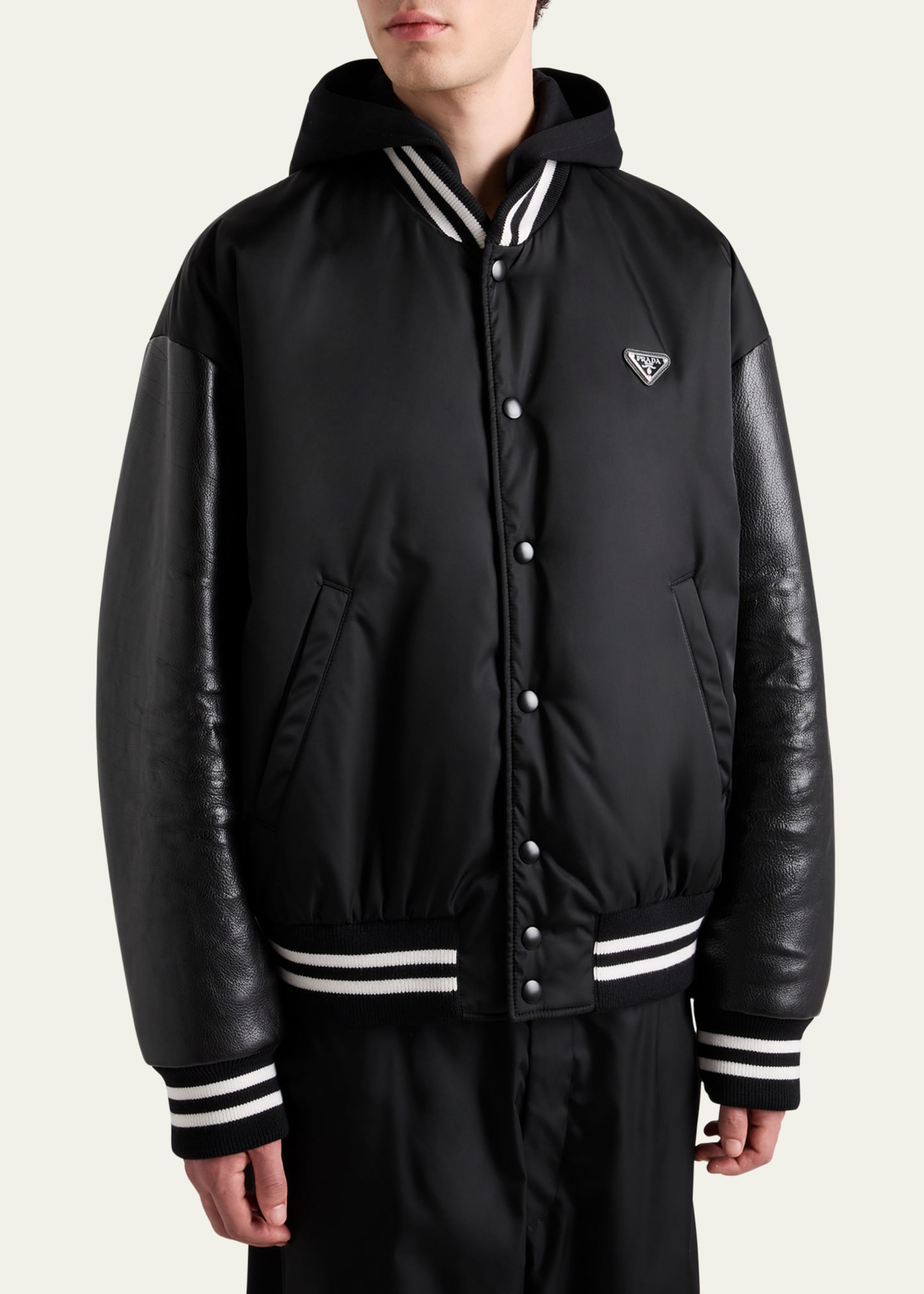 【定価62.4万】PRADA NYLON KNIT BOMBER COAT 定価62.4万】PRADA NYLON KNIT BOMBER COAT 定価62.4万】PRADA NYLON