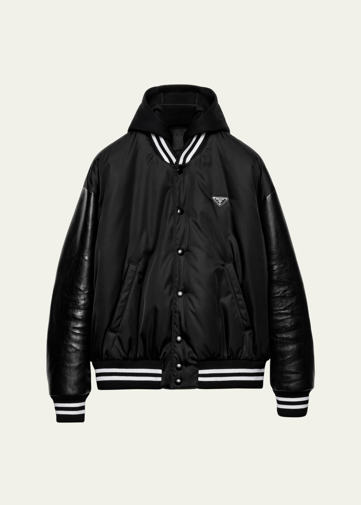 Prada Men's Re-Nylon Sporty Bomber Jacket - Bergdorf Goodman