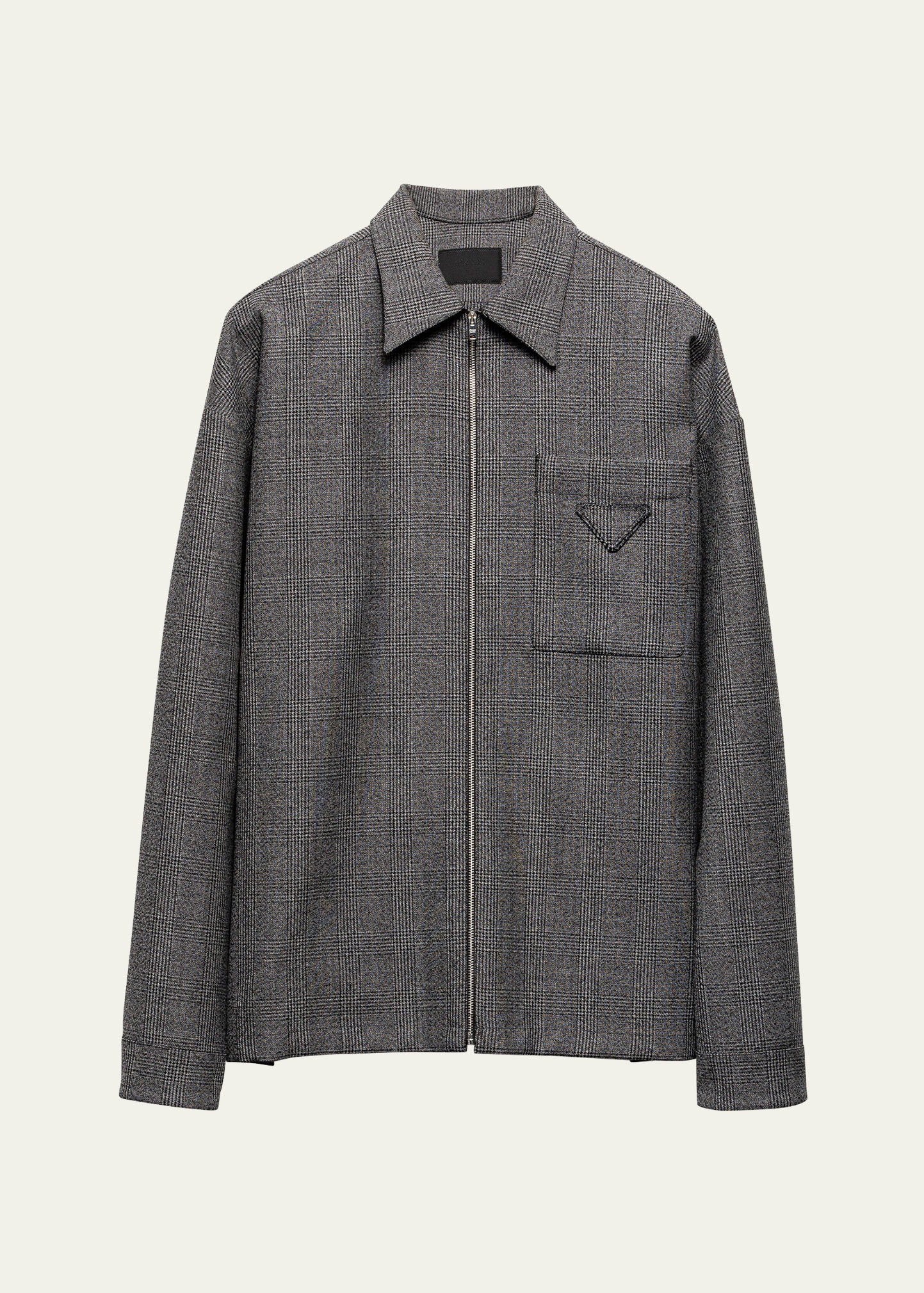 Men's Prince of Wales Zip-Up Shirt