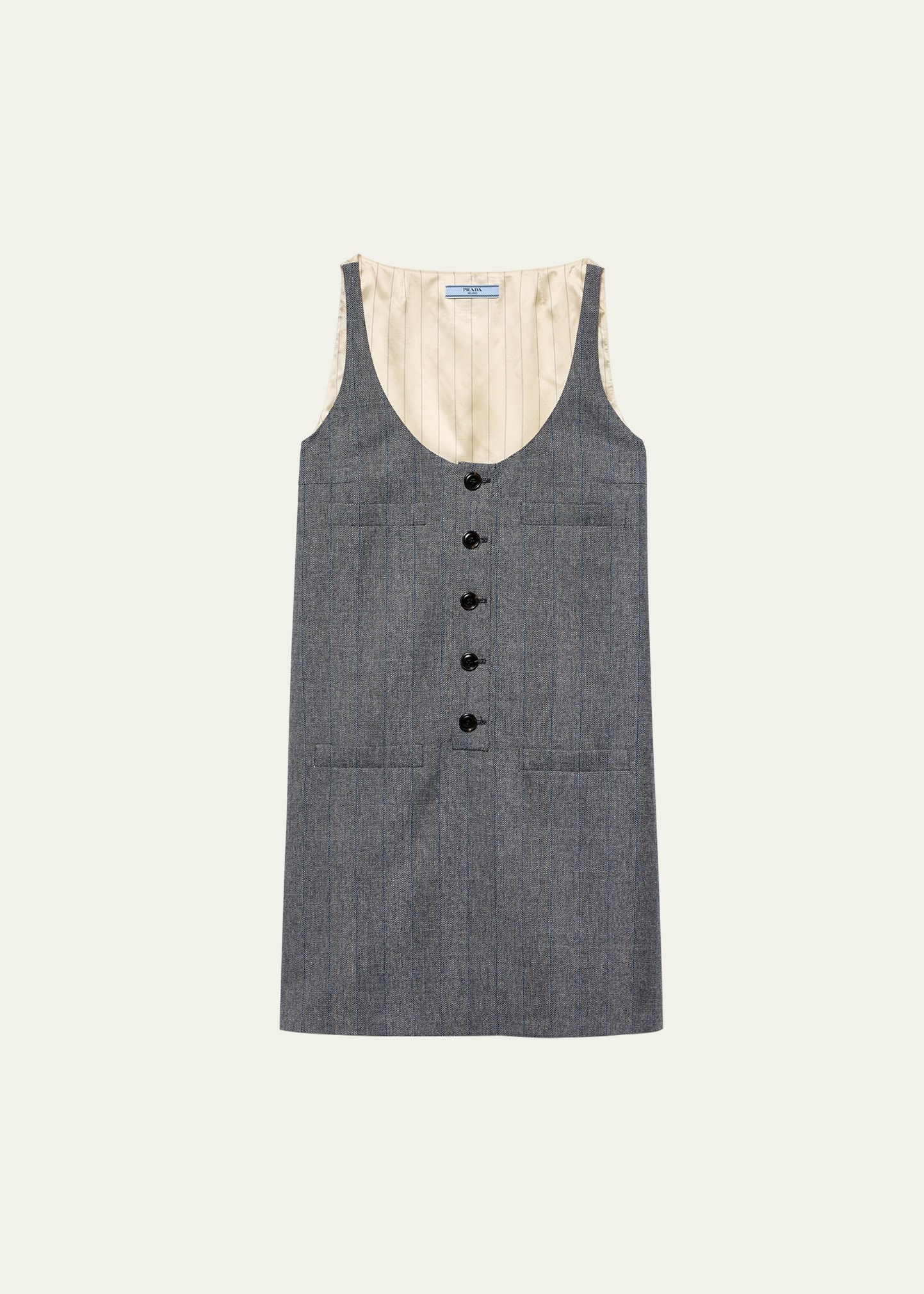 【プラダ・PRADA】Wool knit mini-dress Prada Wool Mini-Dress | Saks Fifth Avenue