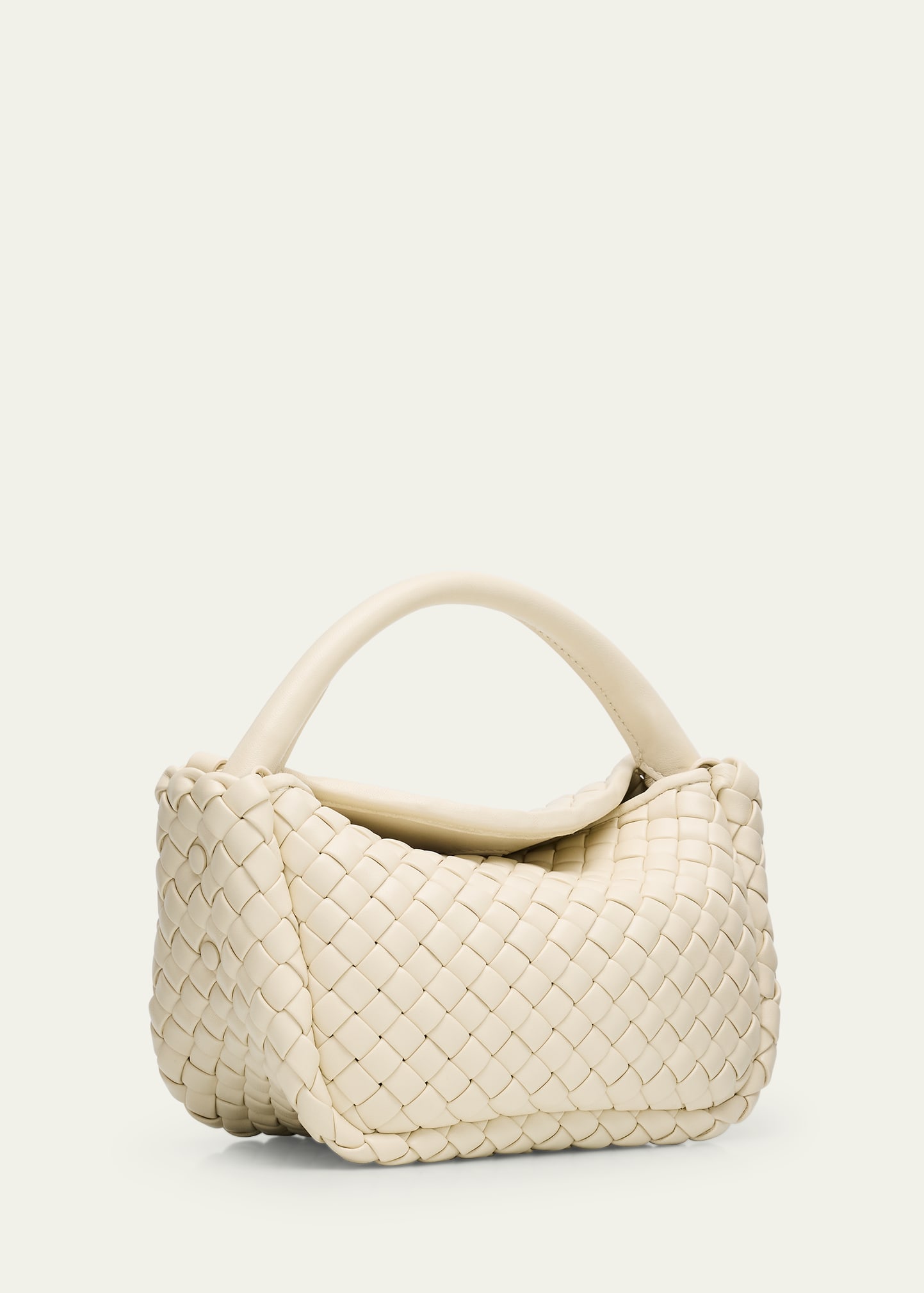Bottega Veneta Cobble Mini Leather Top-Handle Bag - Bergdorf