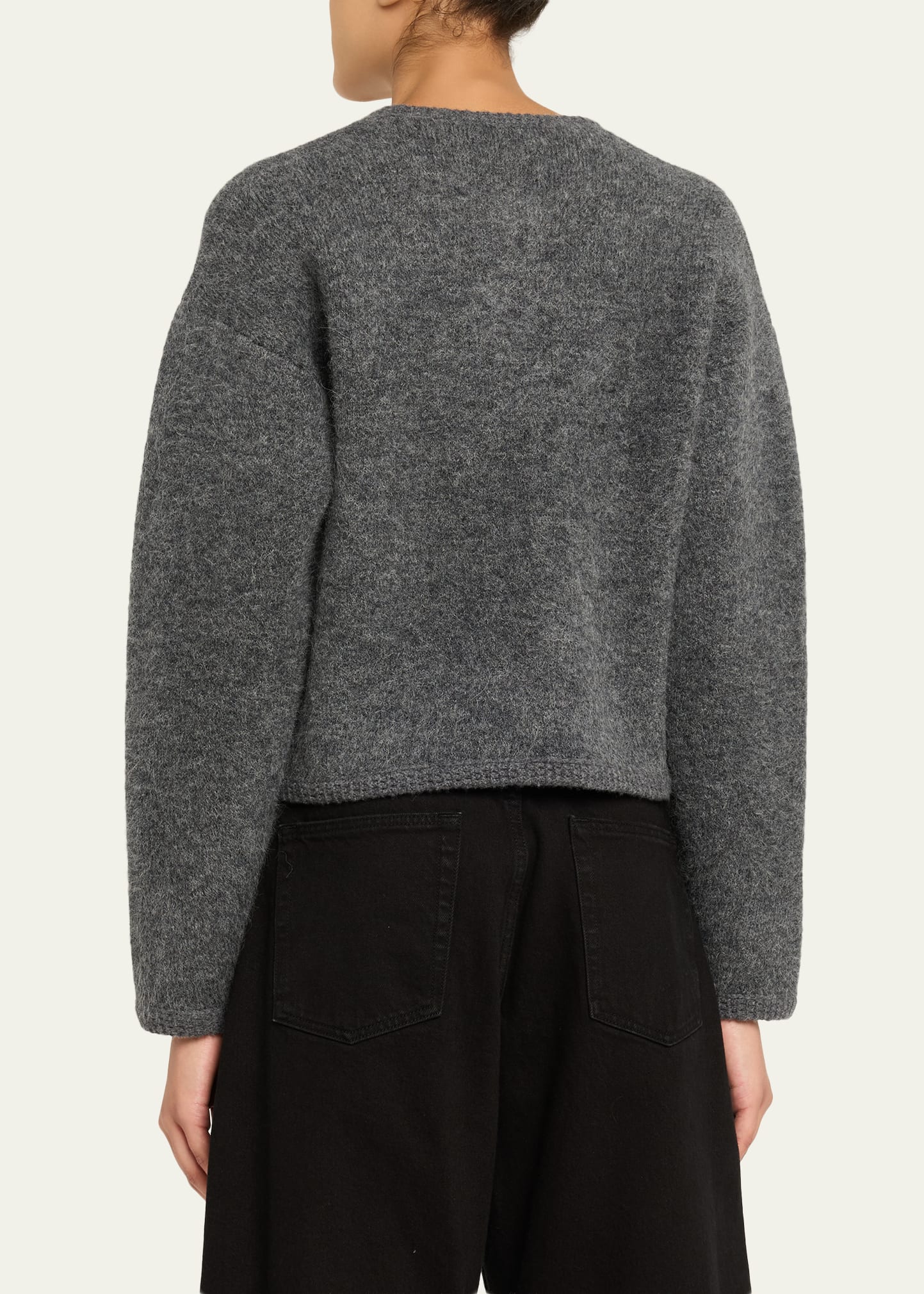 FRAME Lofty Crochet Trim Cashmere Cardigan - Bergdorf Goodman