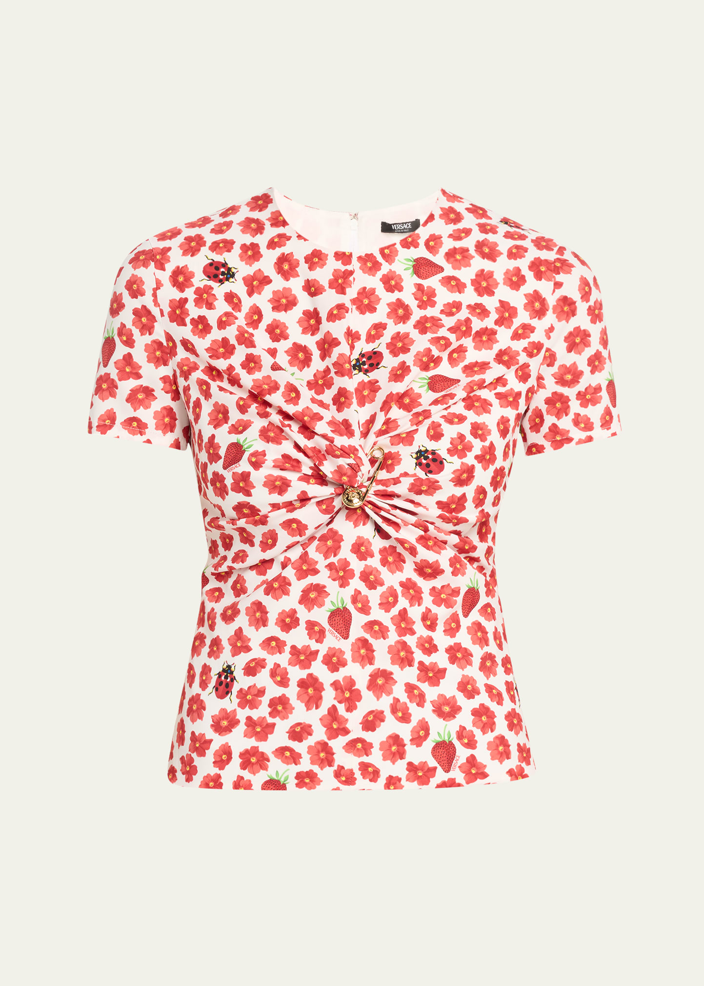 【関税＆送料込み】Versace 'Strawberry' T-Shirt nm_4911145_100075_m
