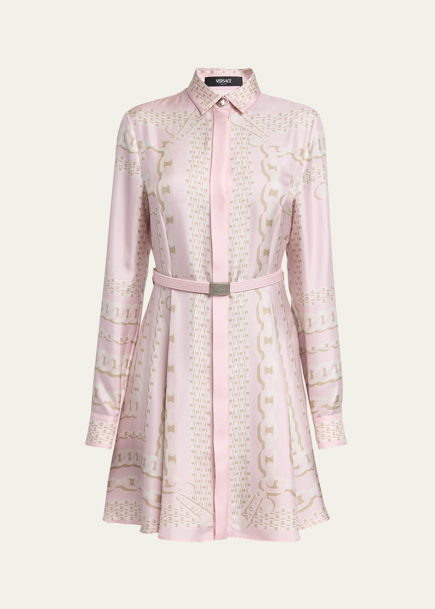 ワンピース VERSACE 'Versace Treasure' dress VERSACE Versace Treasure Silk Midi Shirt Dress | REVERSIBLE