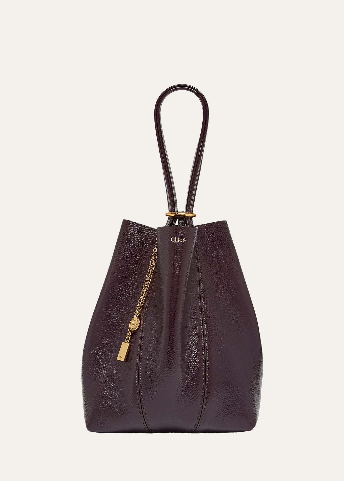 Chloe Spin Medium Tote Bag in Leather - Bergdorf Goodman