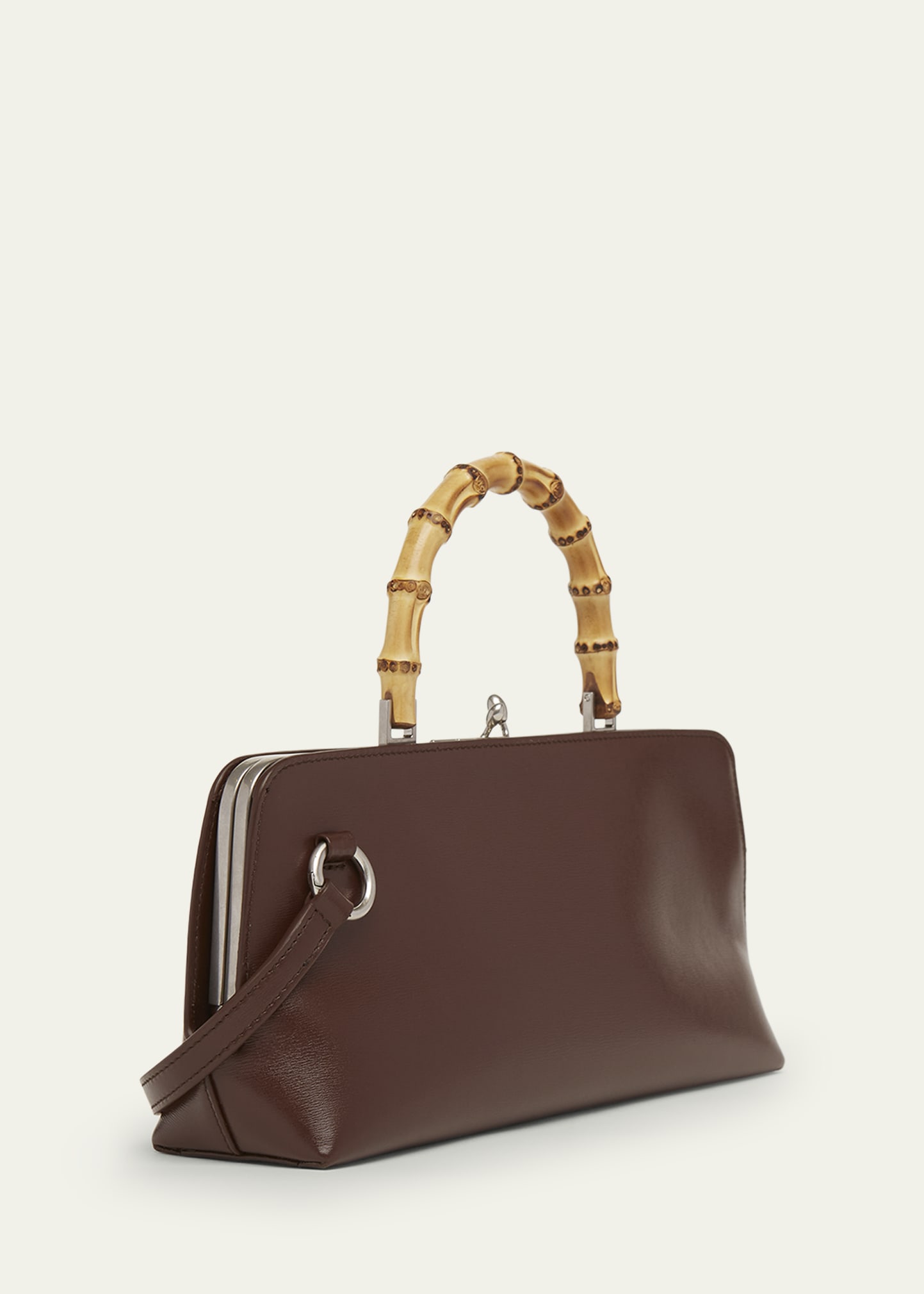 【関税&送料込】Jil Sander Small Goji Bamboo Bag In Burgundy Jil Sander Small Goji Bamboo bag in burgundy | TheDoubleF