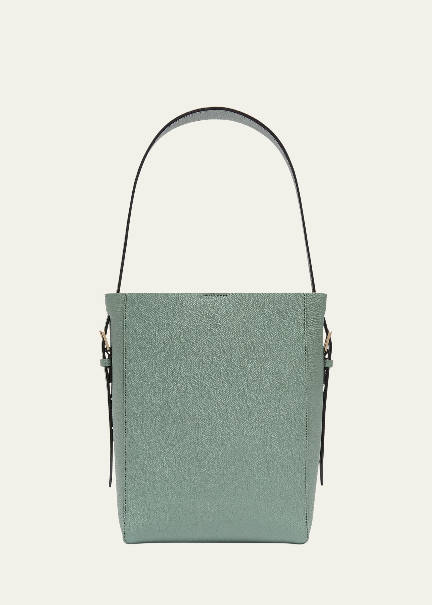 【VALEXTRA】Small Bucket Bag VALEXTRA Small textured-leather bucket bag | NET-A-PORTER