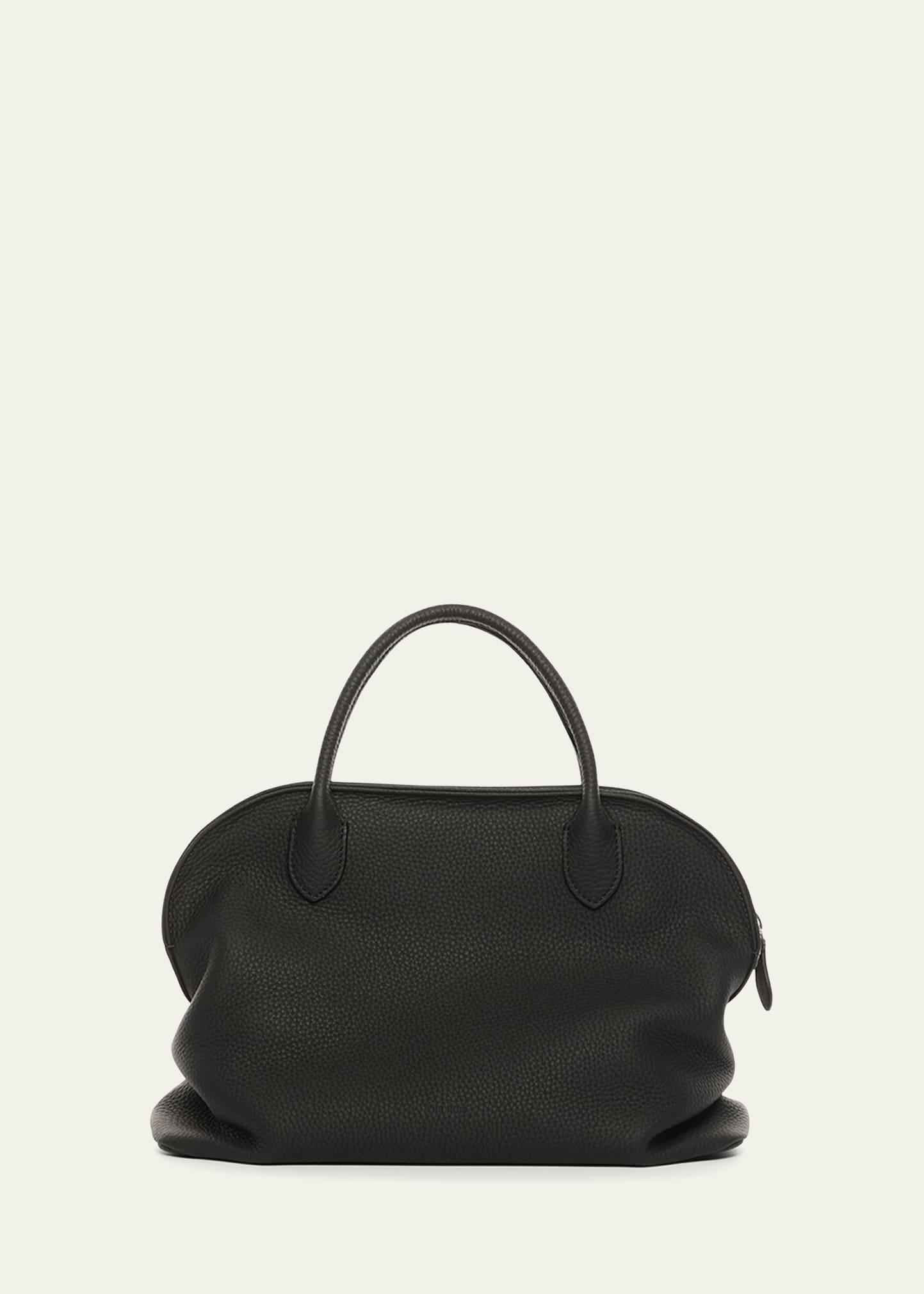 THE ROW Agnes Bowling Top-Handle Bag in Grain Leather - Bergdorf