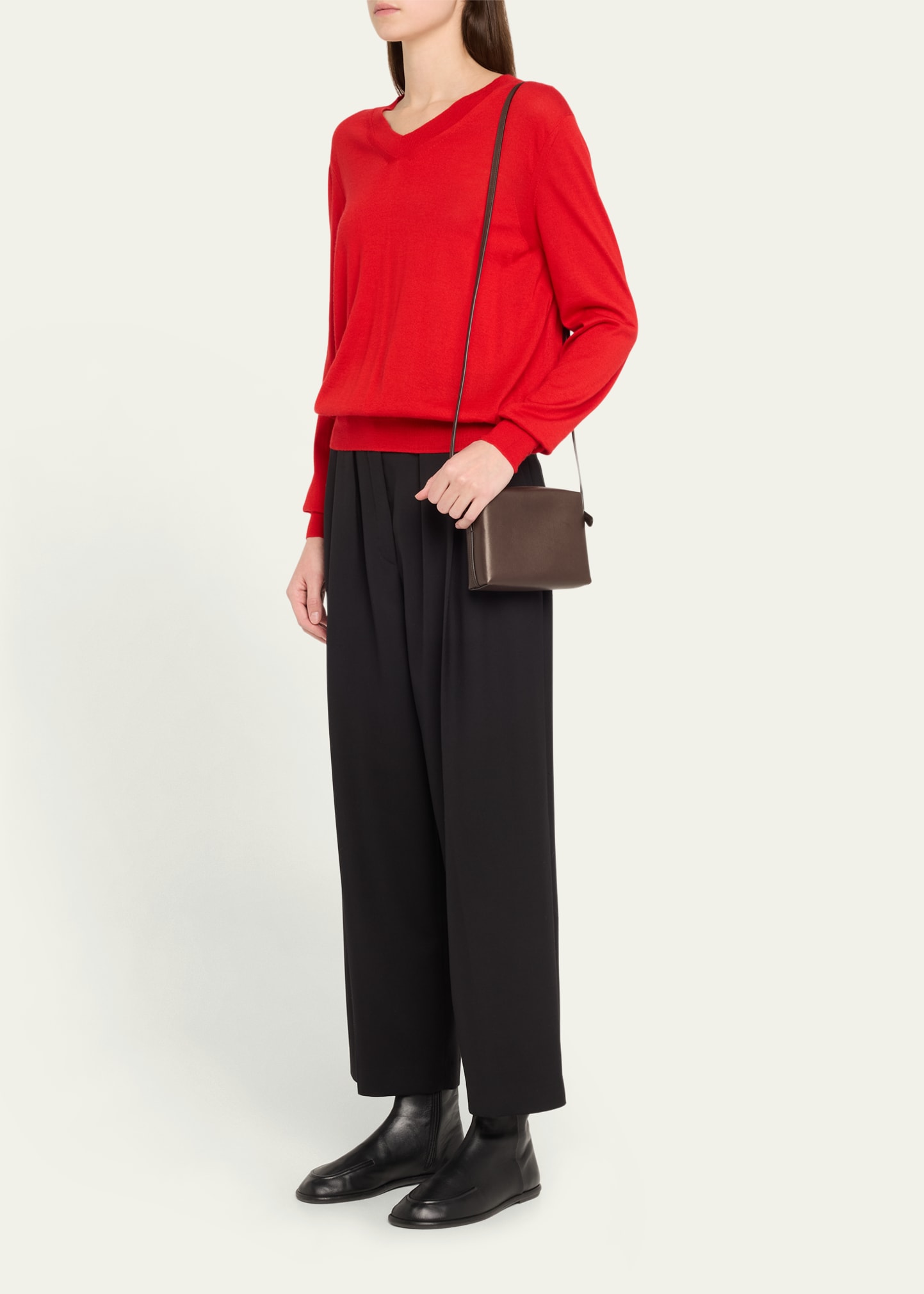 THE ROW Regent Crossbody Bag in Nappa Leather - Bergdorf Goodman