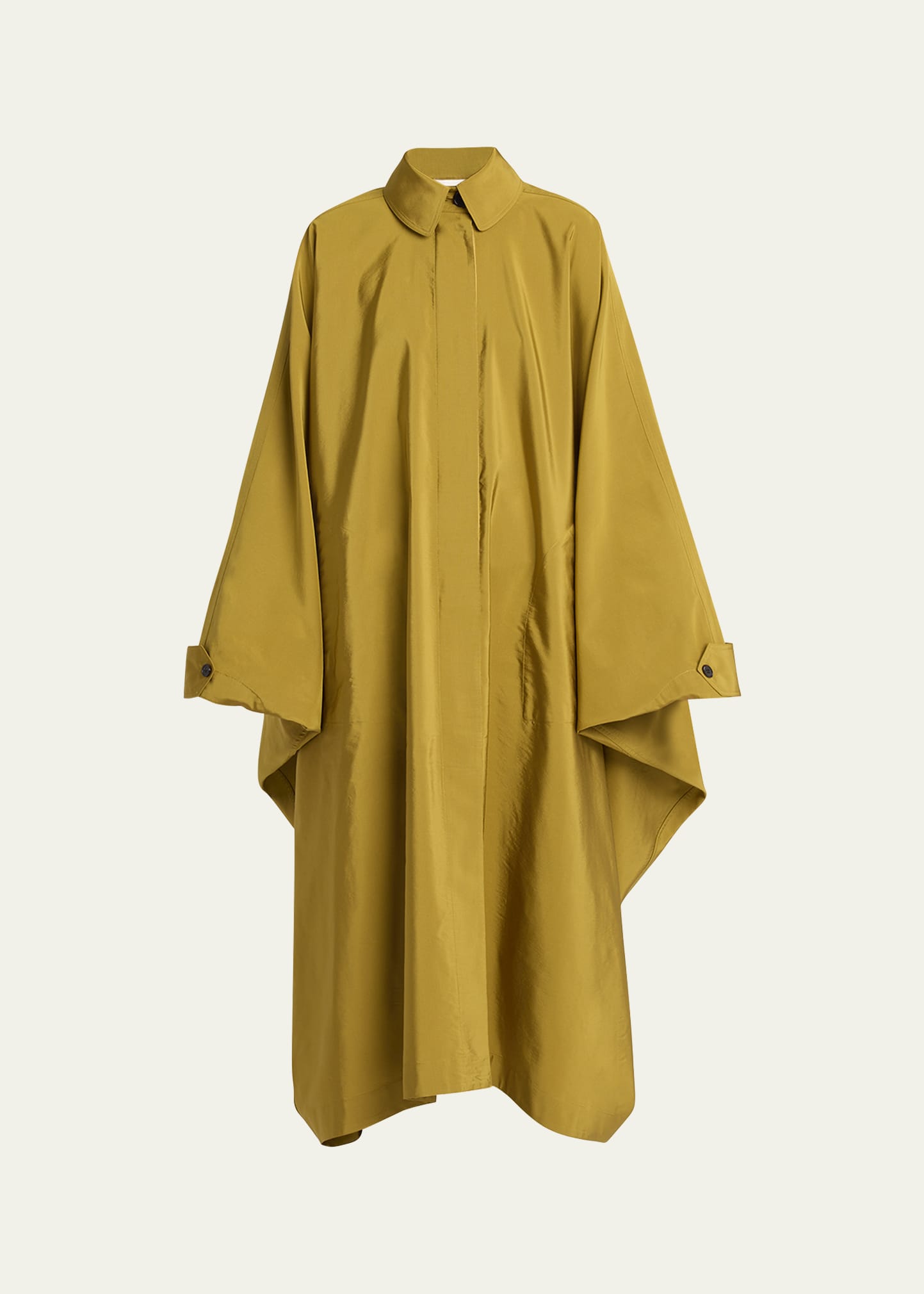 THE ROW Edyta Long Oversized Wool Coat - Bergdorf Goodman
