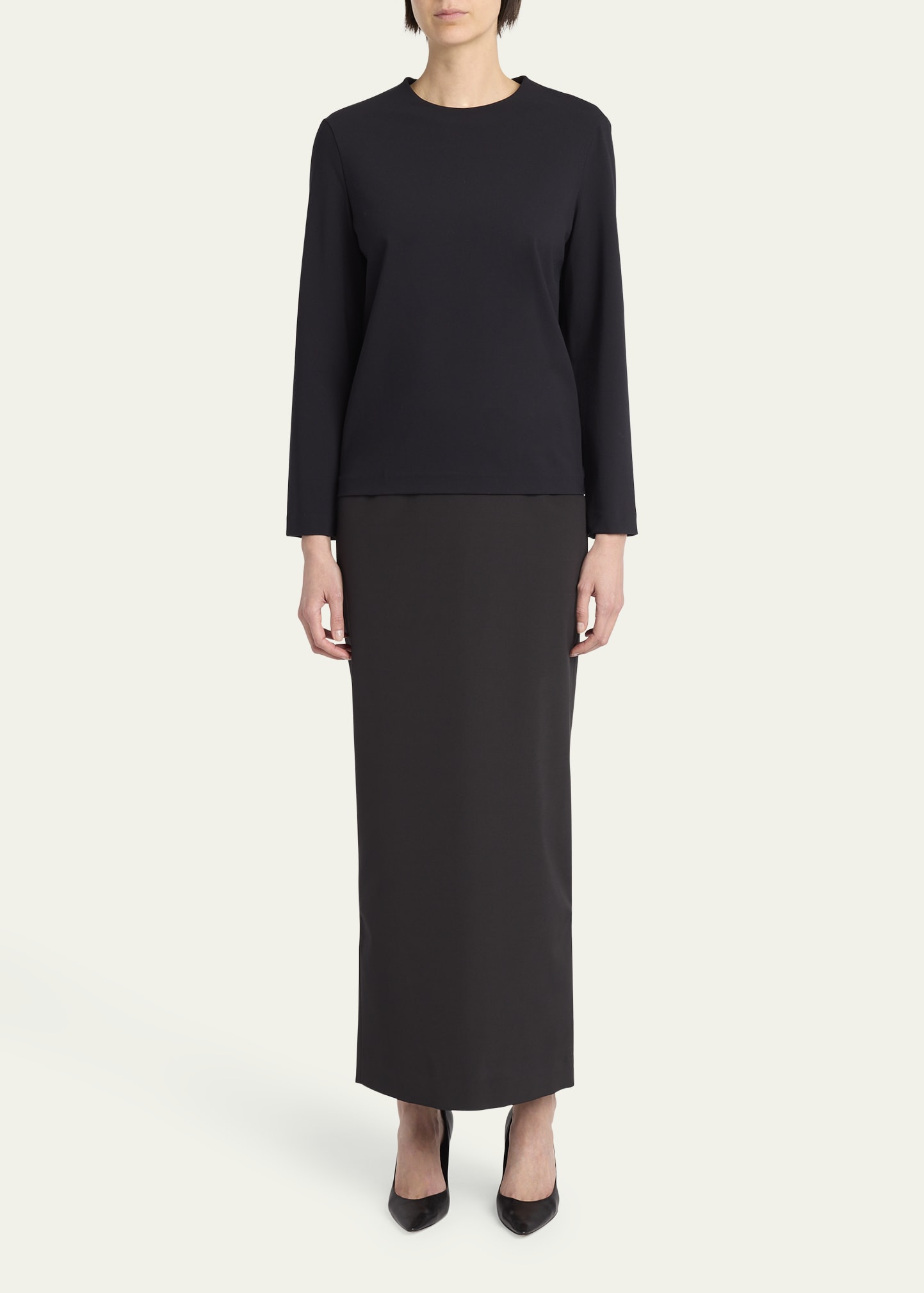 Azalea Long Sleeve Scuba Top