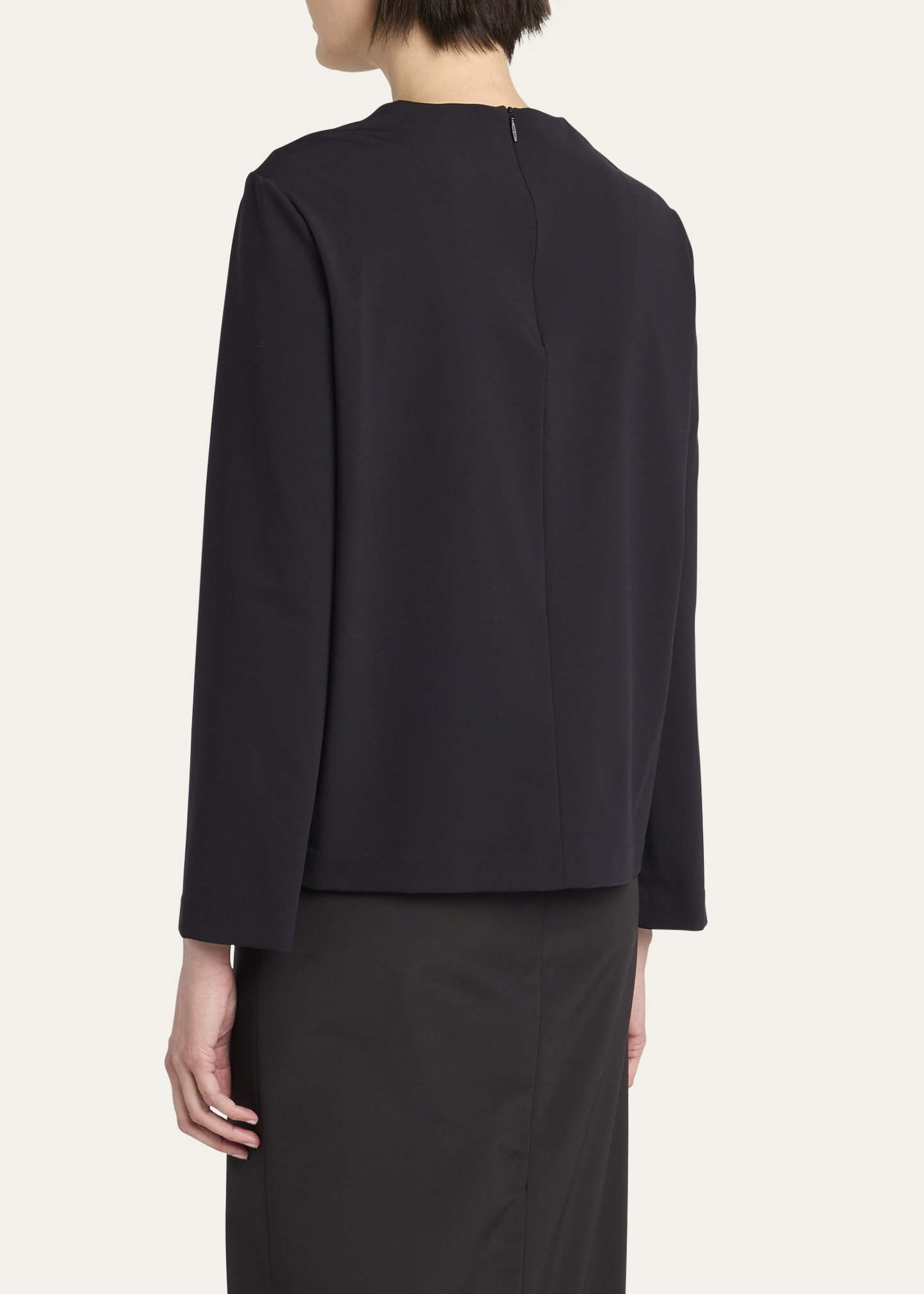 Azalea Long Sleeve Scuba Top