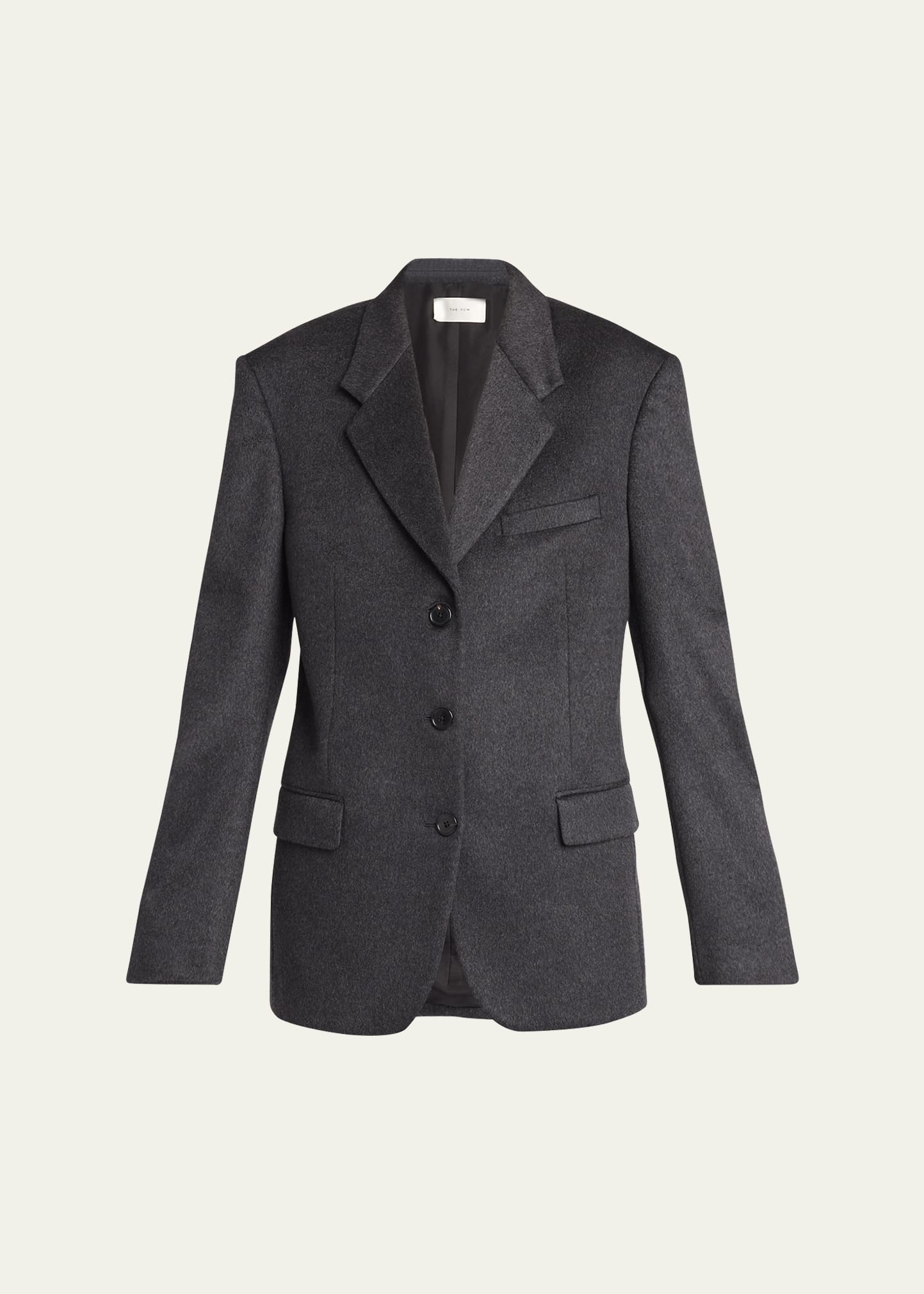 ジャケット 25ss THE ROW Oyu cashmere and cotton jacket 974W3670TAU Oyu Jacket Beige in Cotton and Cashmere – The Row