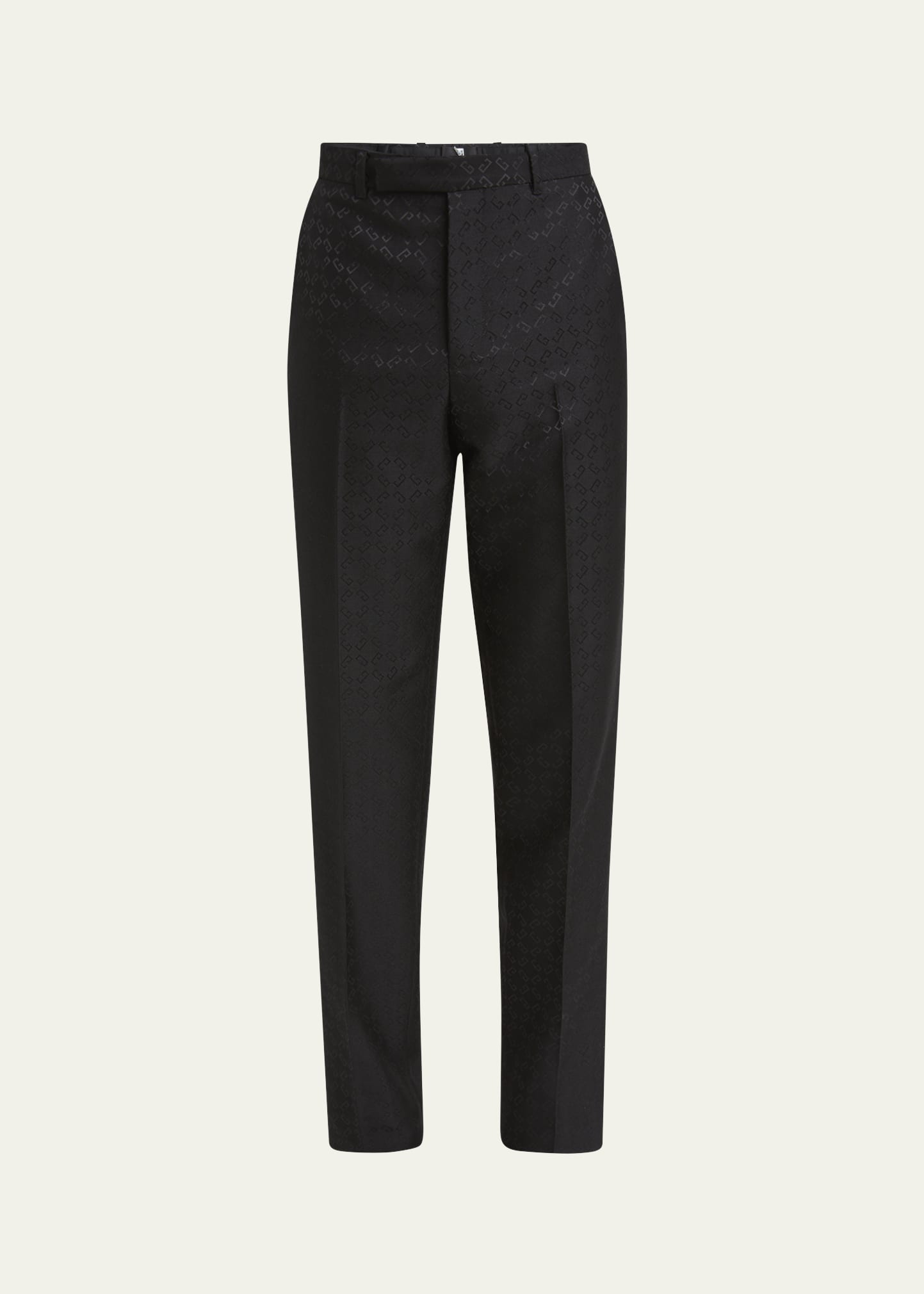 【送料&関税込】Givenchy Contrasting Trim Tuxedo Trousers Givenchy Men's Monogram Jacquard Tuxedo Pants | Neiman Marcus