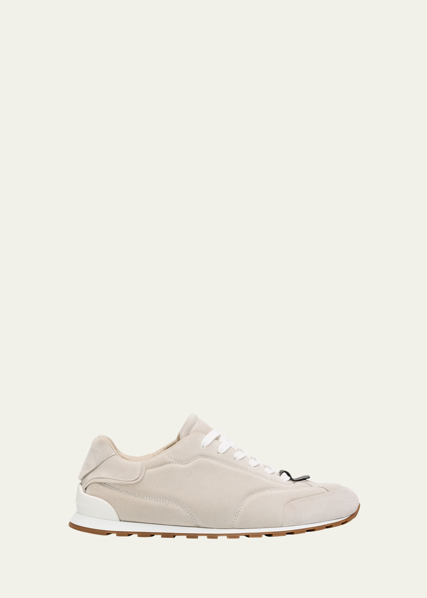 Brunello Cucinelli Suede Slim Runner Sneakers - Bergdorf Goodman