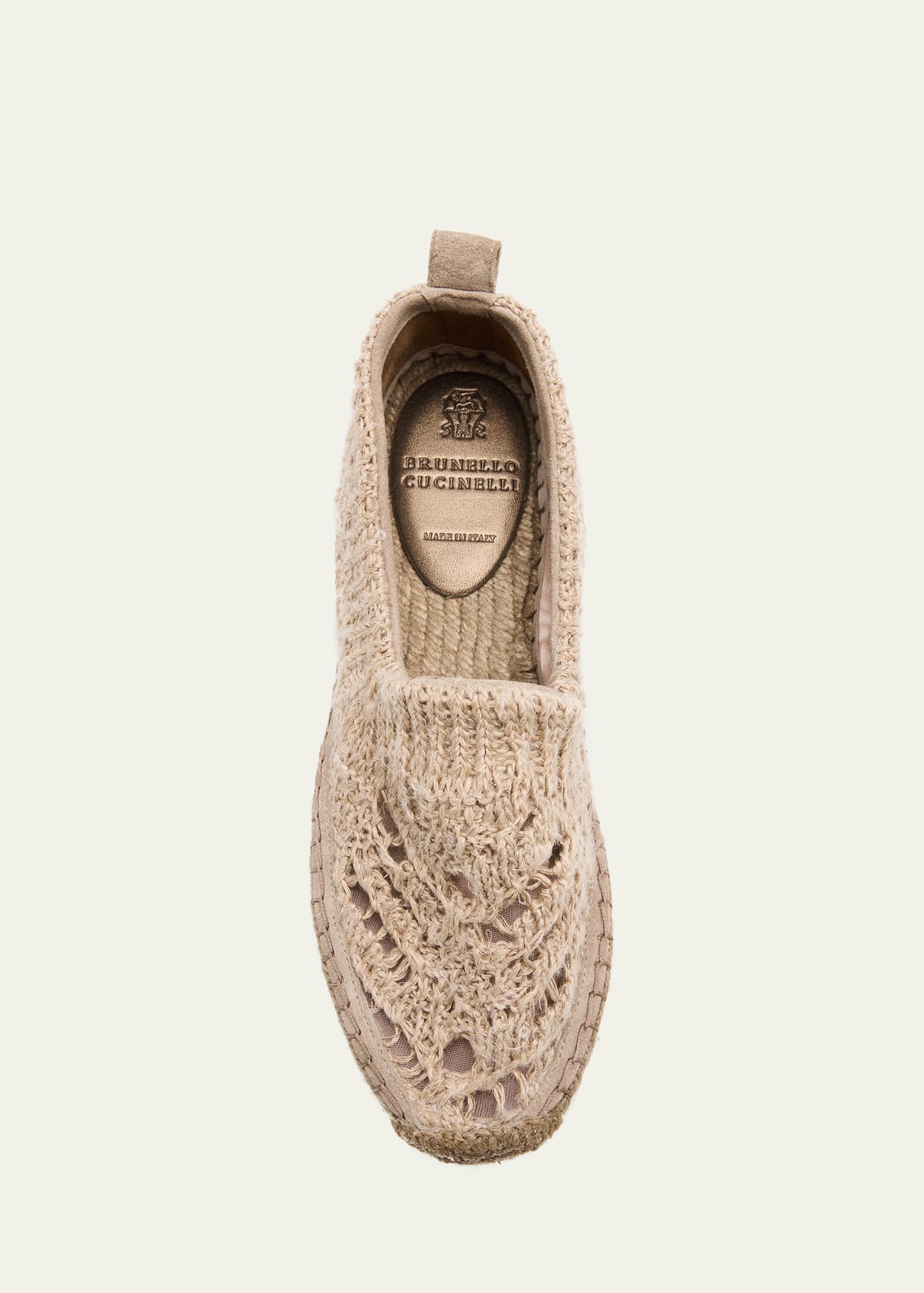 VIPセール CUCINELLI 251MZ65G2957C376 KNIT+SUEDE ESPADRILLES BRUNELLO CUCINELLI Suede Espadrilles for Men | MR PORTER