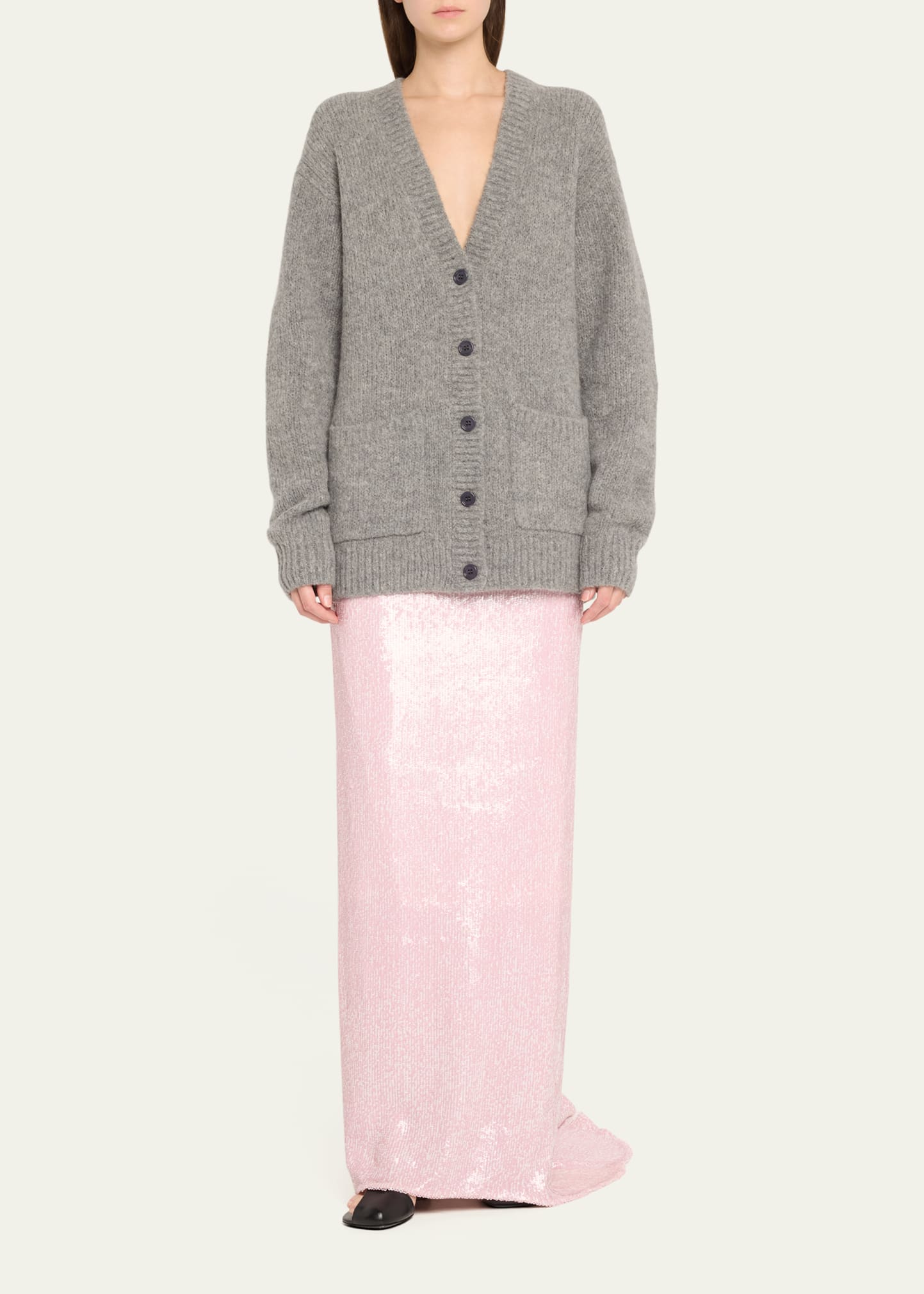 スカート Dries Van Noten Pink silk sequin skirt Dries Van Noten Pink silk sequin skirt – Lord & Taylor