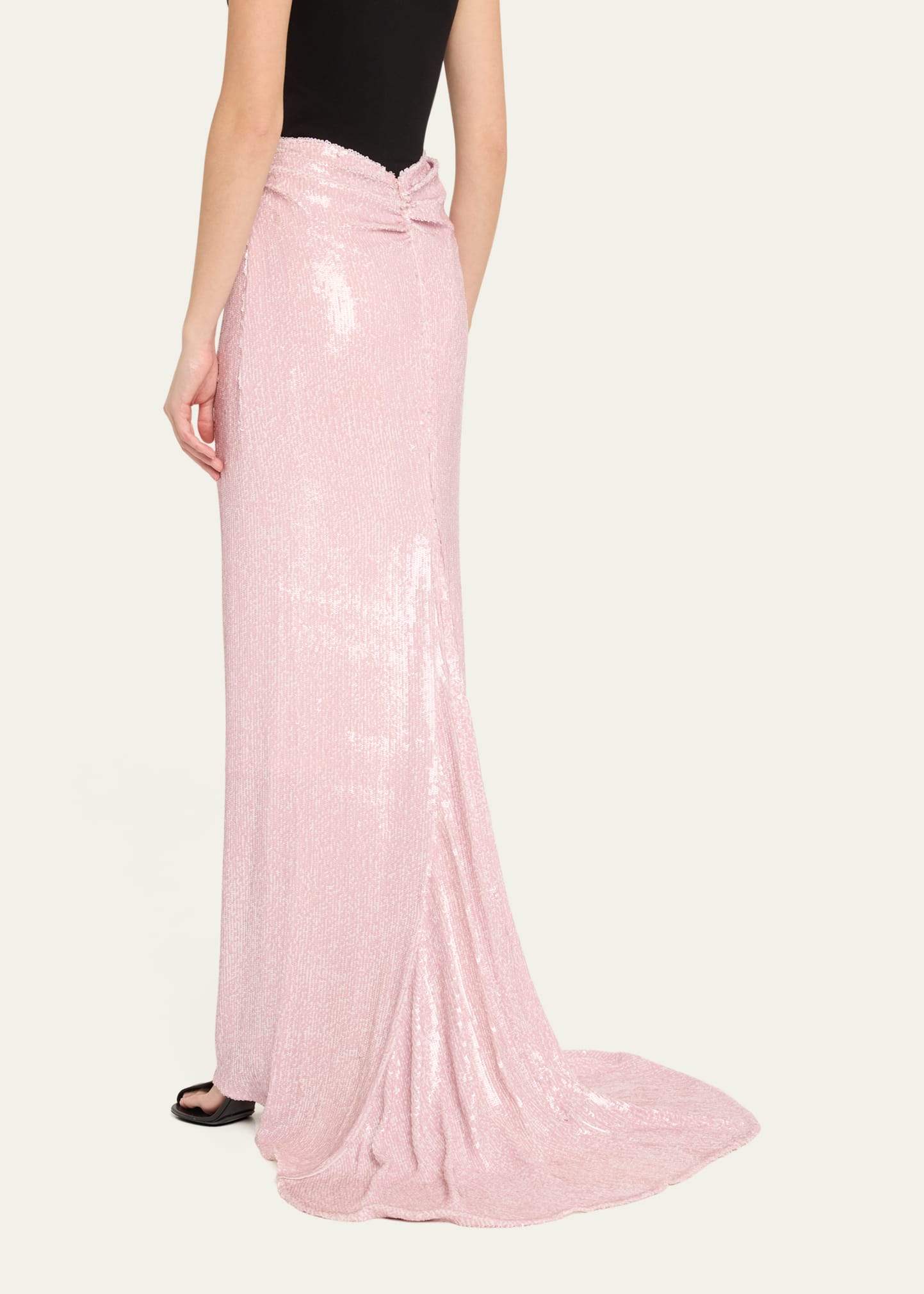 Dries Van Noten Ruched Sequin Maxi Skirt - Bergdorf Goodman