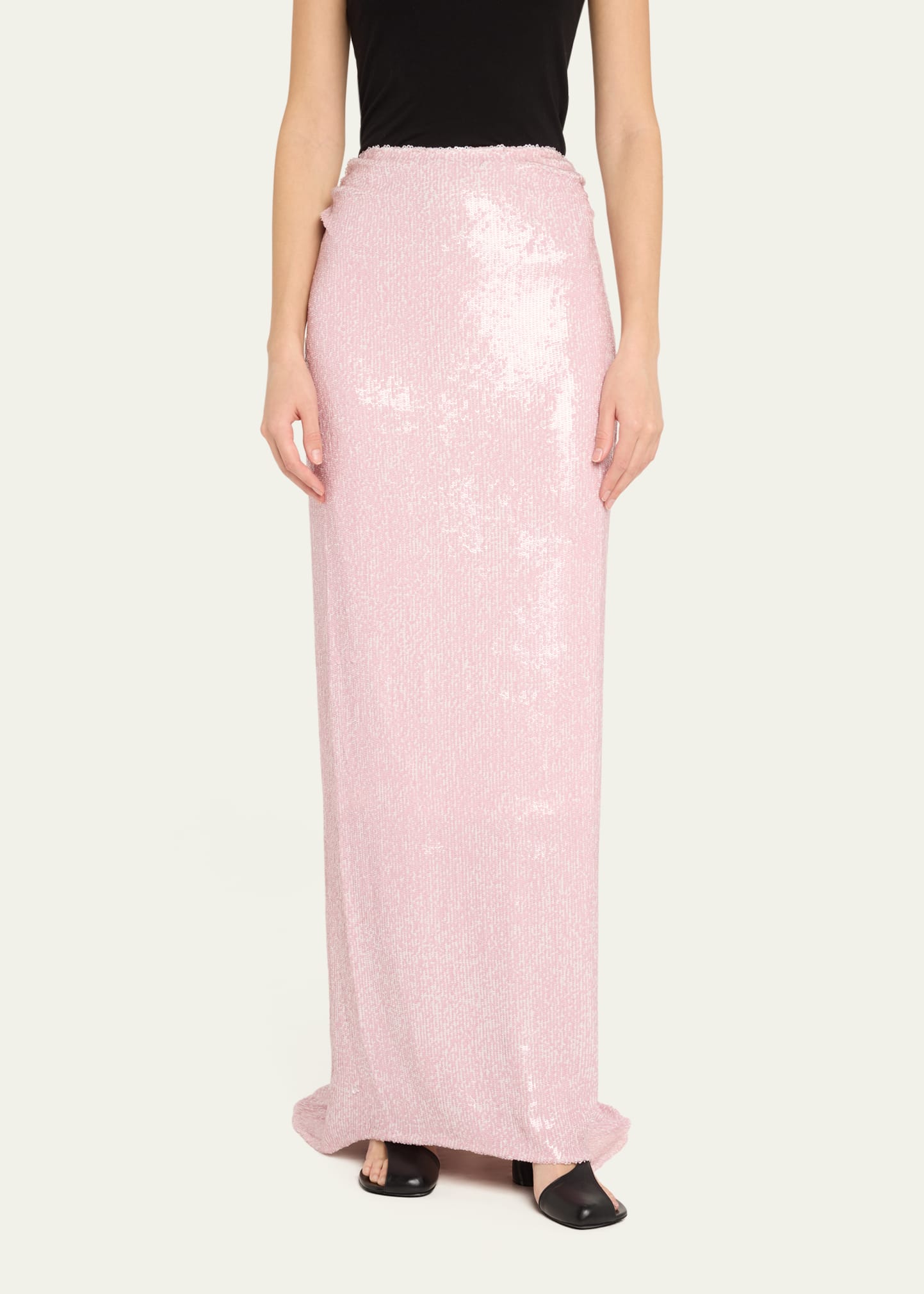 スカート Dries Van Noten Pink silk sequin skirt Dries Van Noten Pink silk sequin skirt – Lord & Taylor