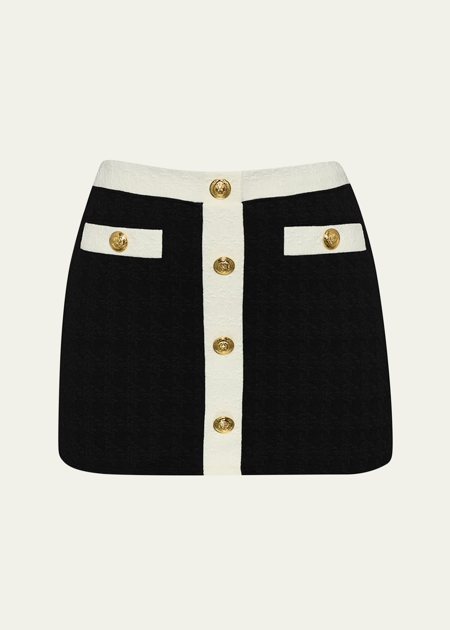 L'Agence Coco Colorblock Chic Mini Skirt - Bergdorf Goodman