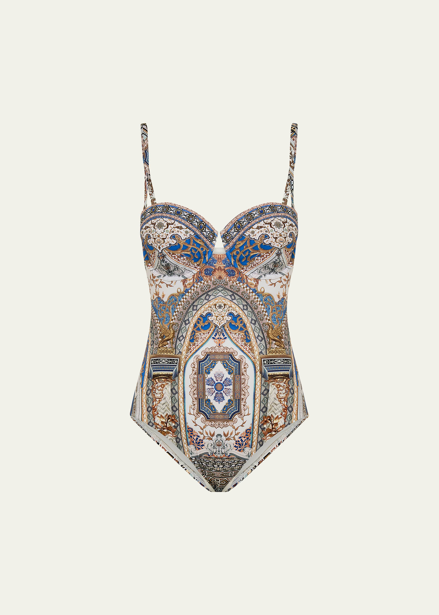 Camilla Make Me Your Mosaic Underwire One-Piece Swimsuit