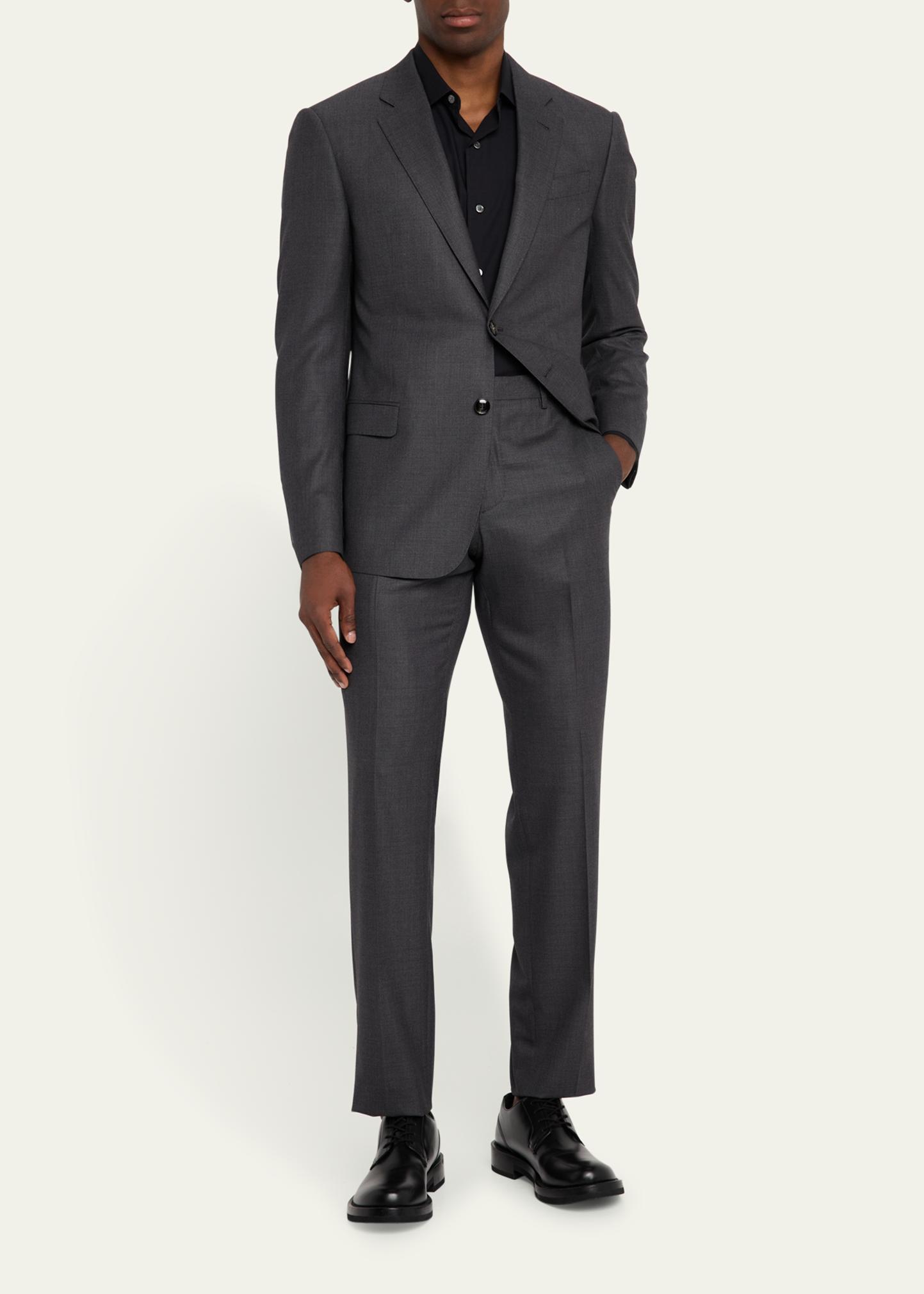 Giorgio Armani Men's Super 180s Wool Suit - Bergdorf Goodman