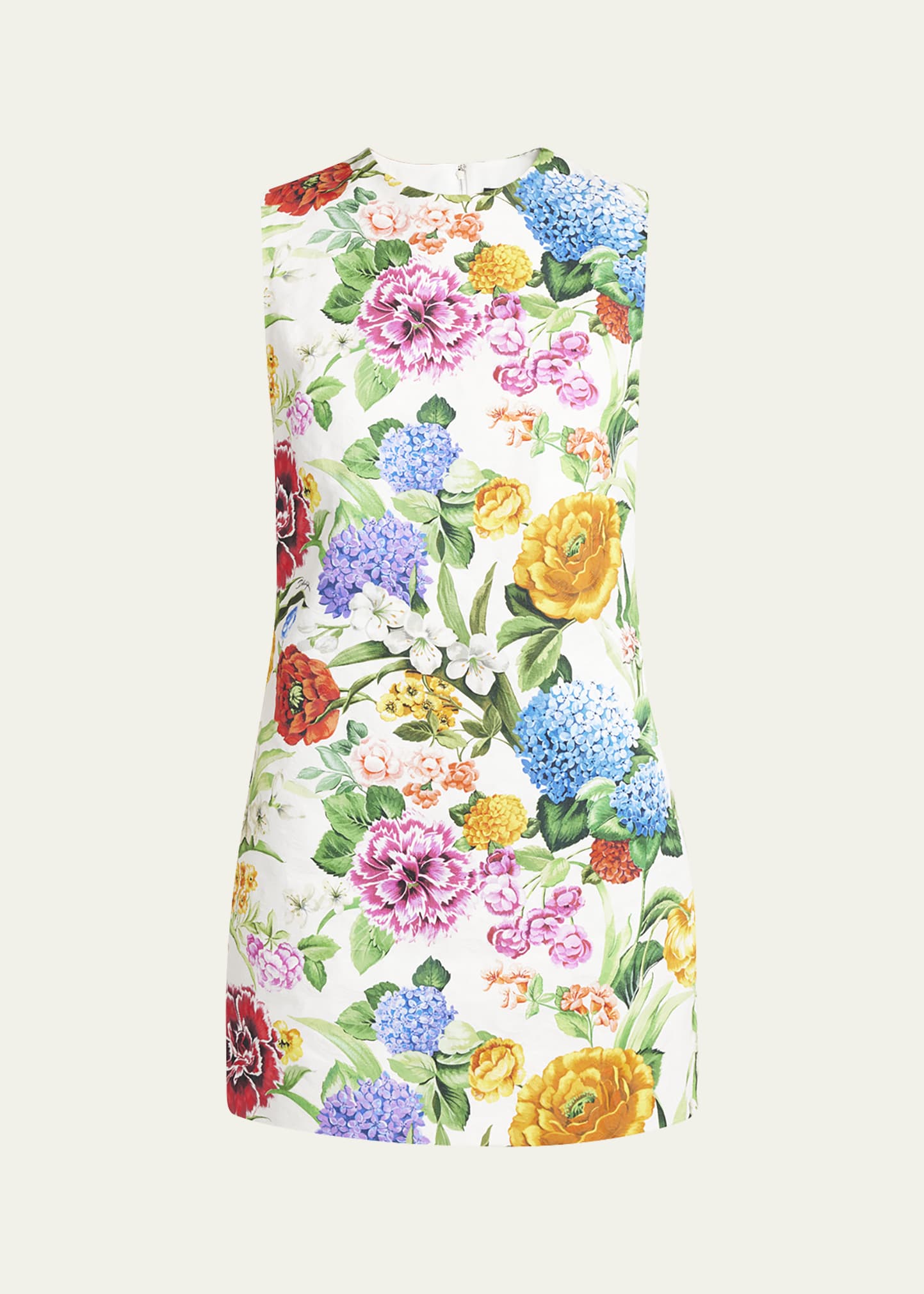 Dolce&Gabbana Floral Jacquard Mini Dress - Bergdorf Goodman