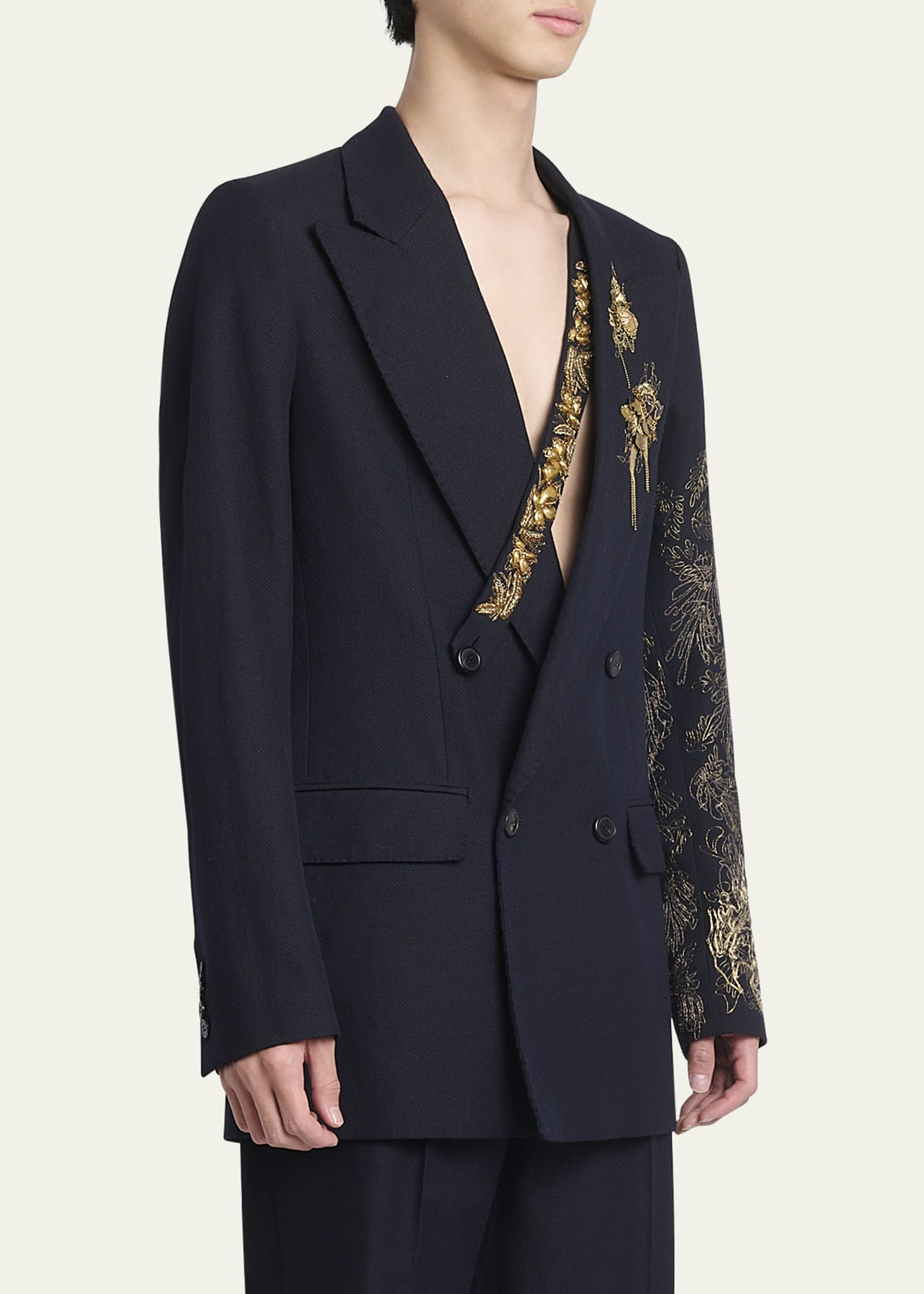 Dries Van Noten Men's Barton Embellished Dinner Jacket Bergdorf