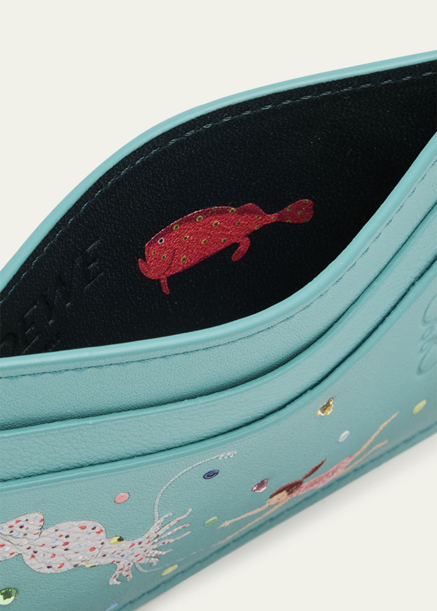 Loewe x Suna Fujita Deep Sea Card Case - Bergdorf Goodman