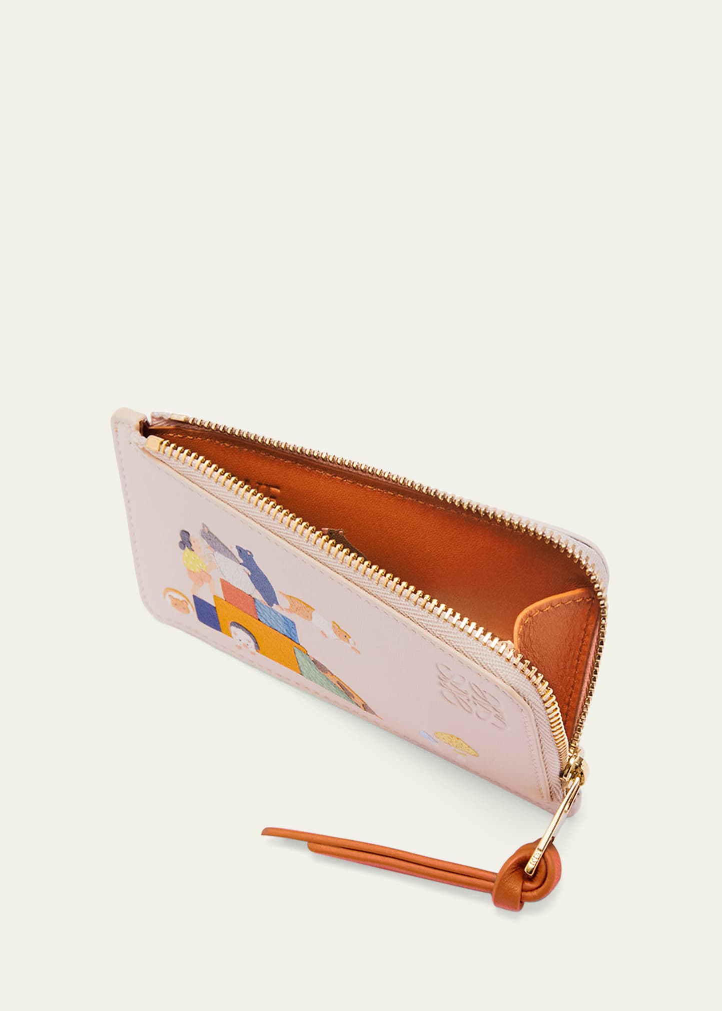 Loewe x Suna Fujita Hamster Zip Card Holder in Leather