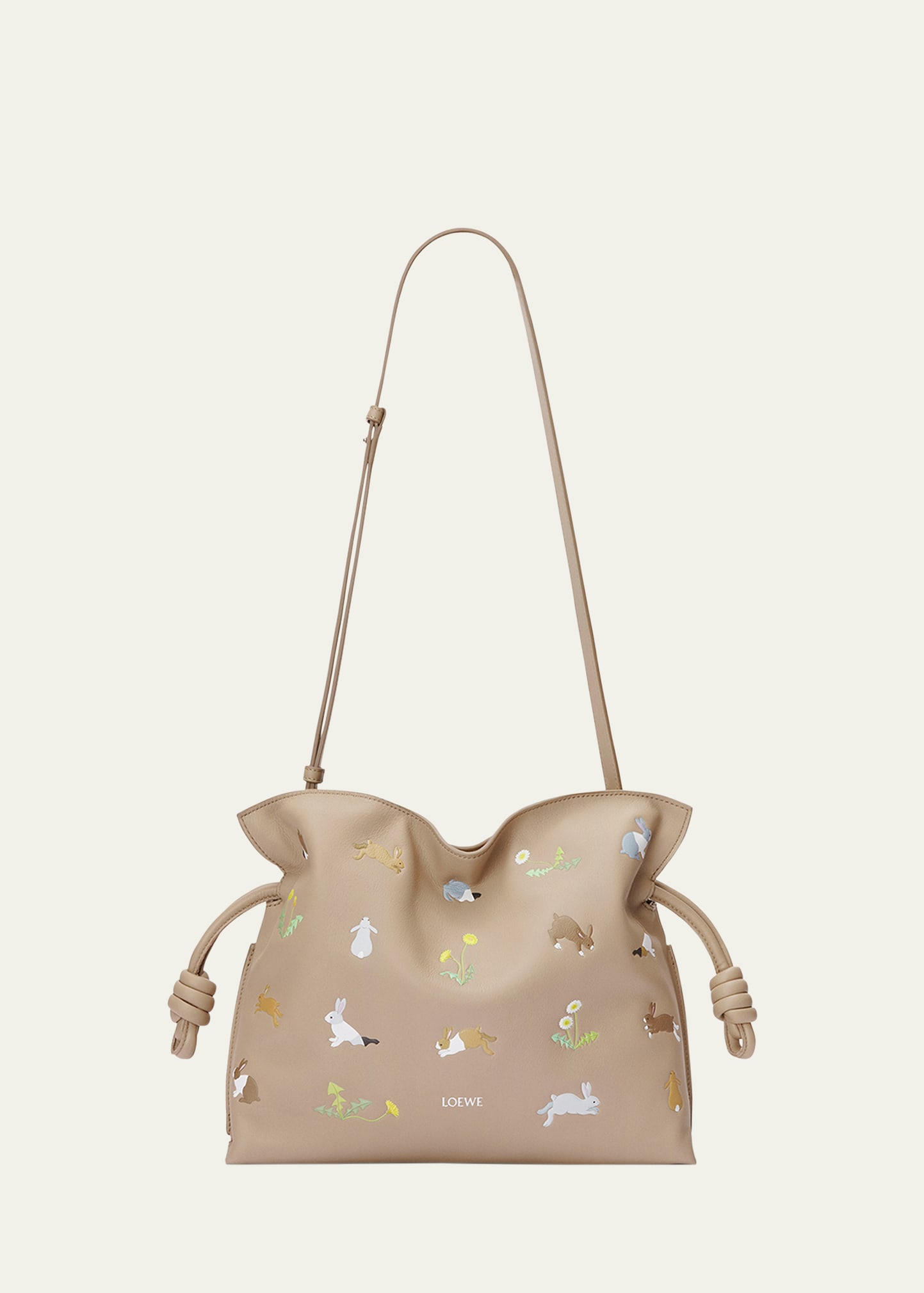 LOEWE ラビット♡ Loewe x Suna Fujita Flamenco Bunnies Printed Clutch Bag - Bergdorf