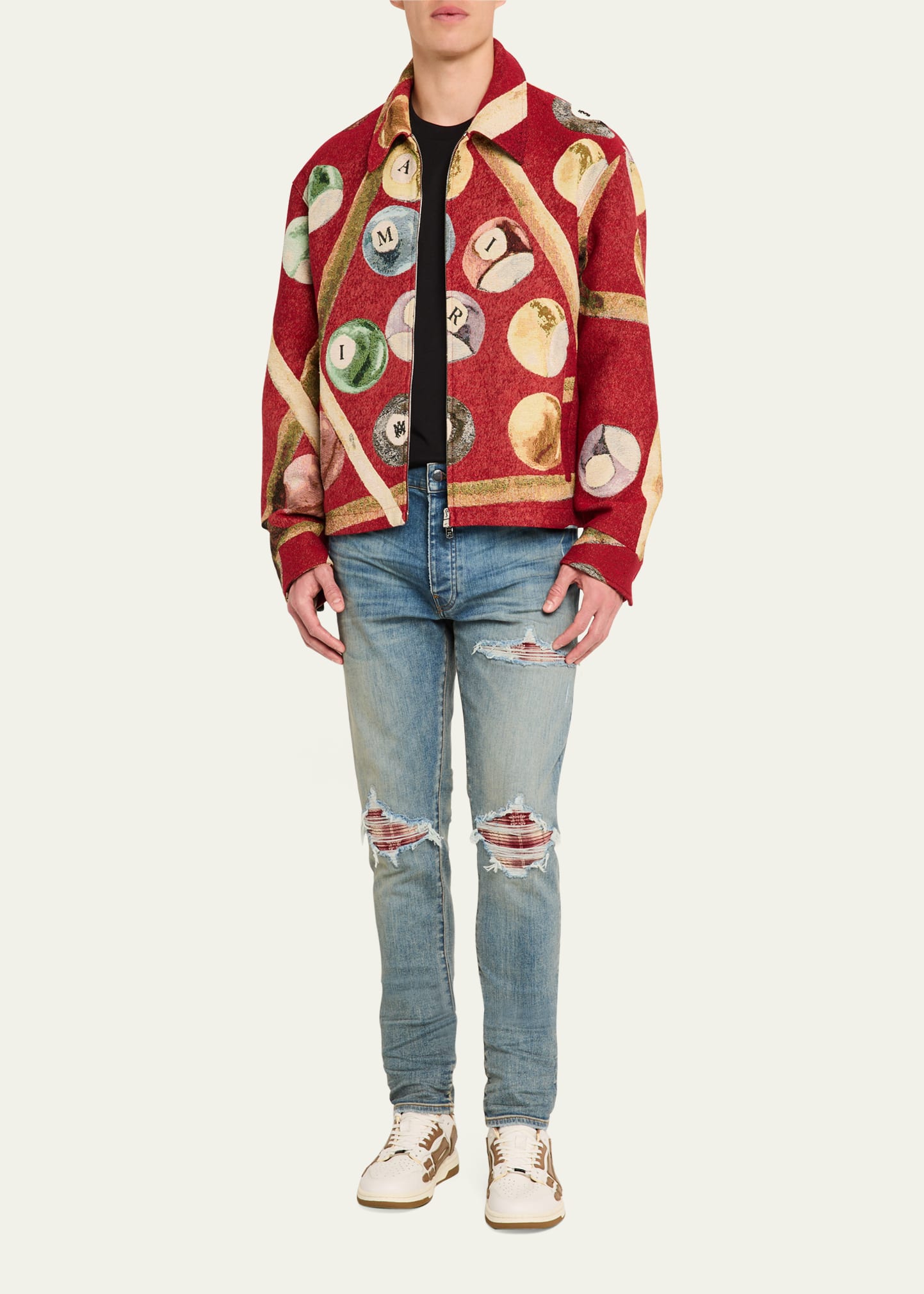 Amiri Men's MA Quad Plaid MX1 Jeans - Bergdorf Goodman