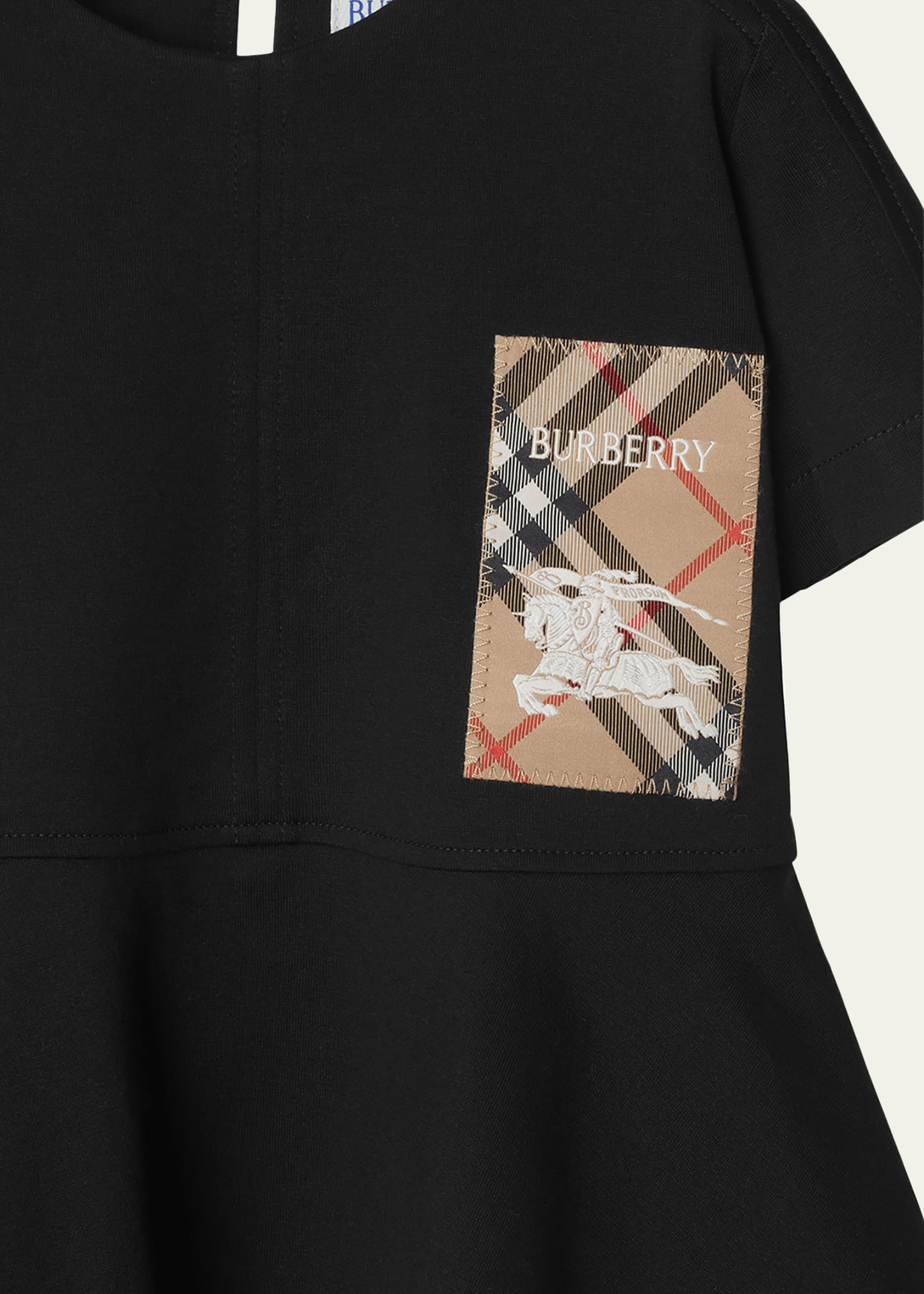 Burberry Girl's Riley EKD Logo-Print Dress, Size 3-14 - Bergdorf