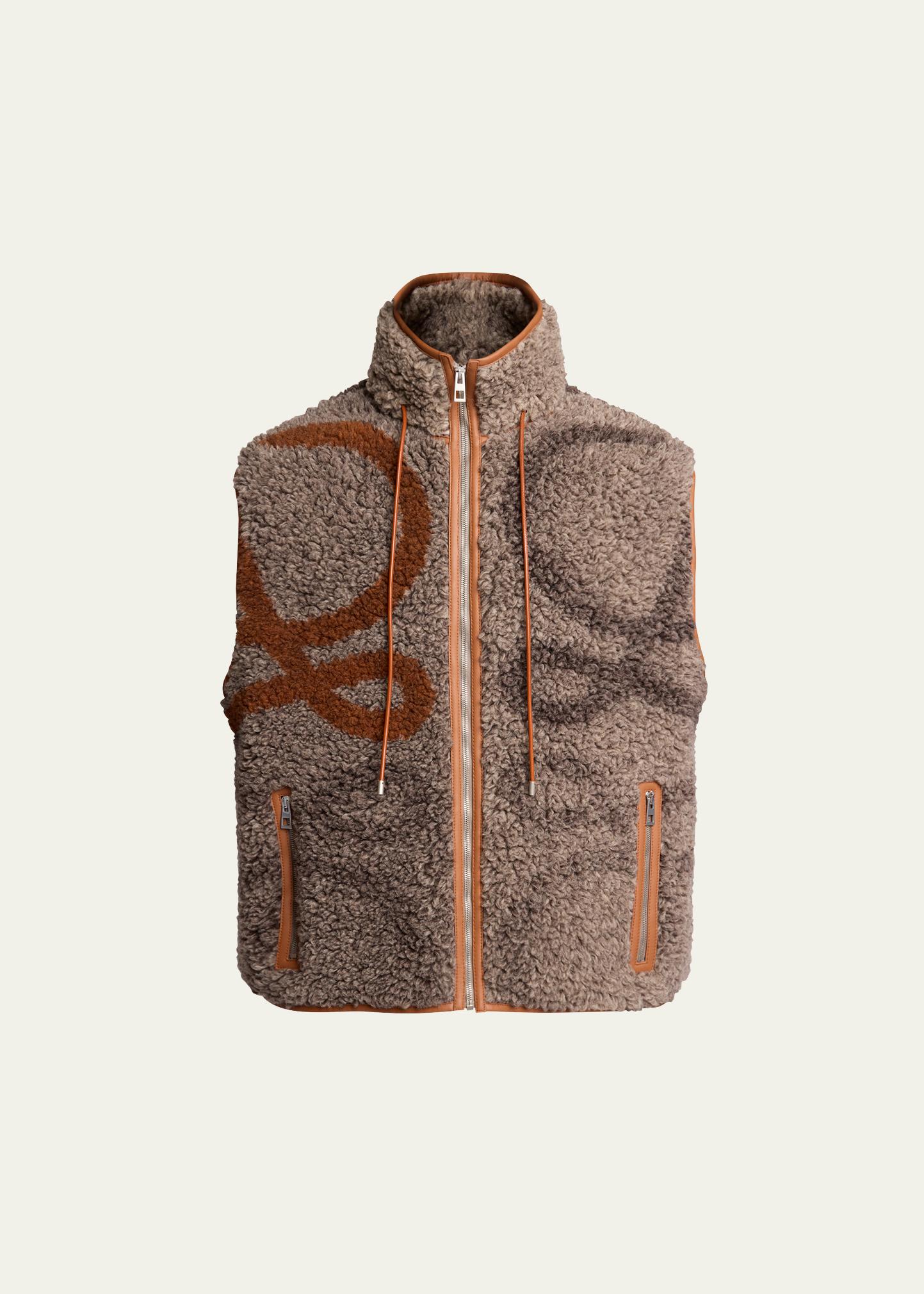 入手困難✨ ロエベ LOEWE ムートンベスト ベスト ジレ ジャケット 茶色 bg_4922416_100296_m