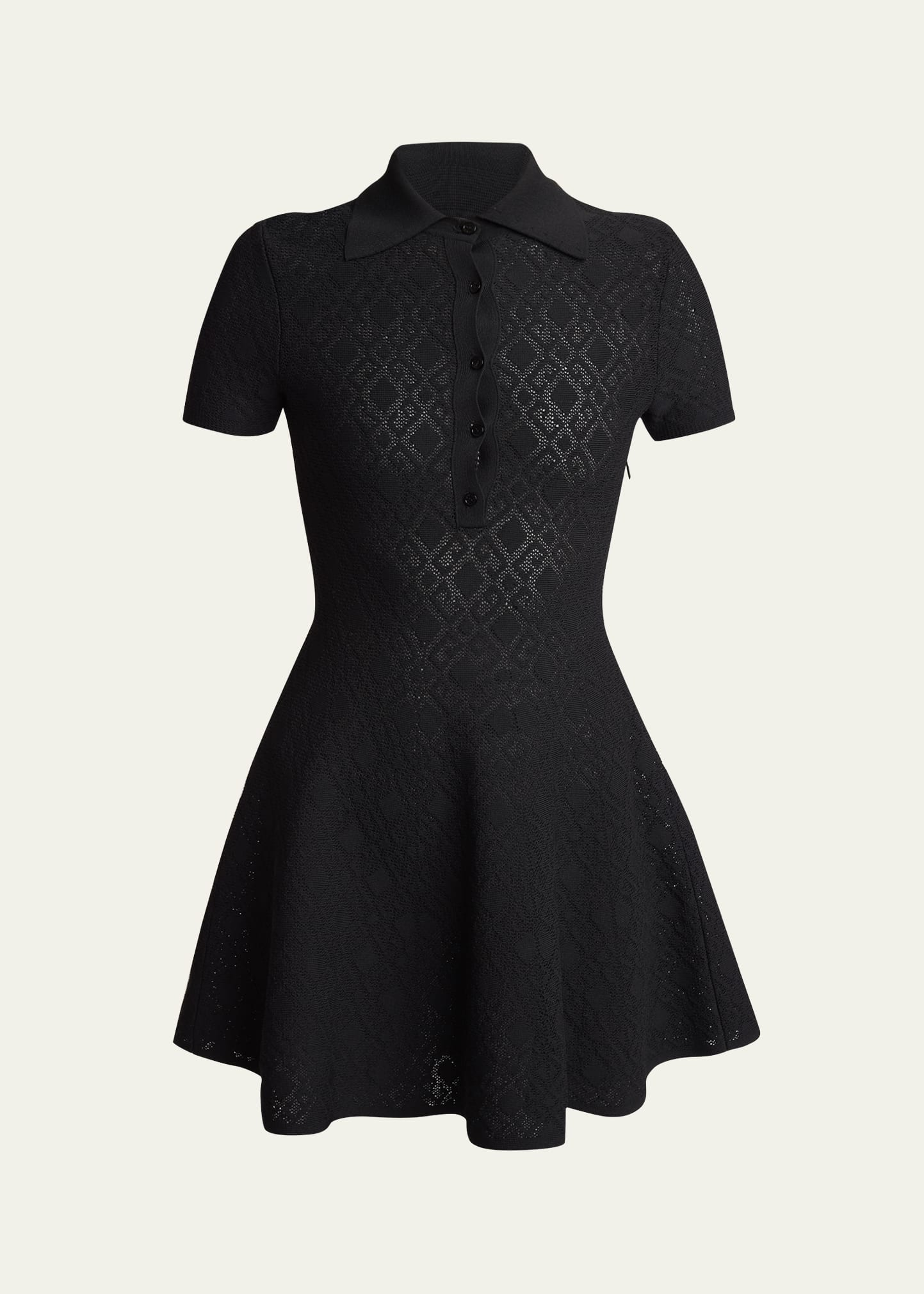 ワンピース GIVENCHY DRESS (BW227G14SD 001) Givenchy Logo Fit-Flare Mini Polo Dress - Bergdorf Goodman