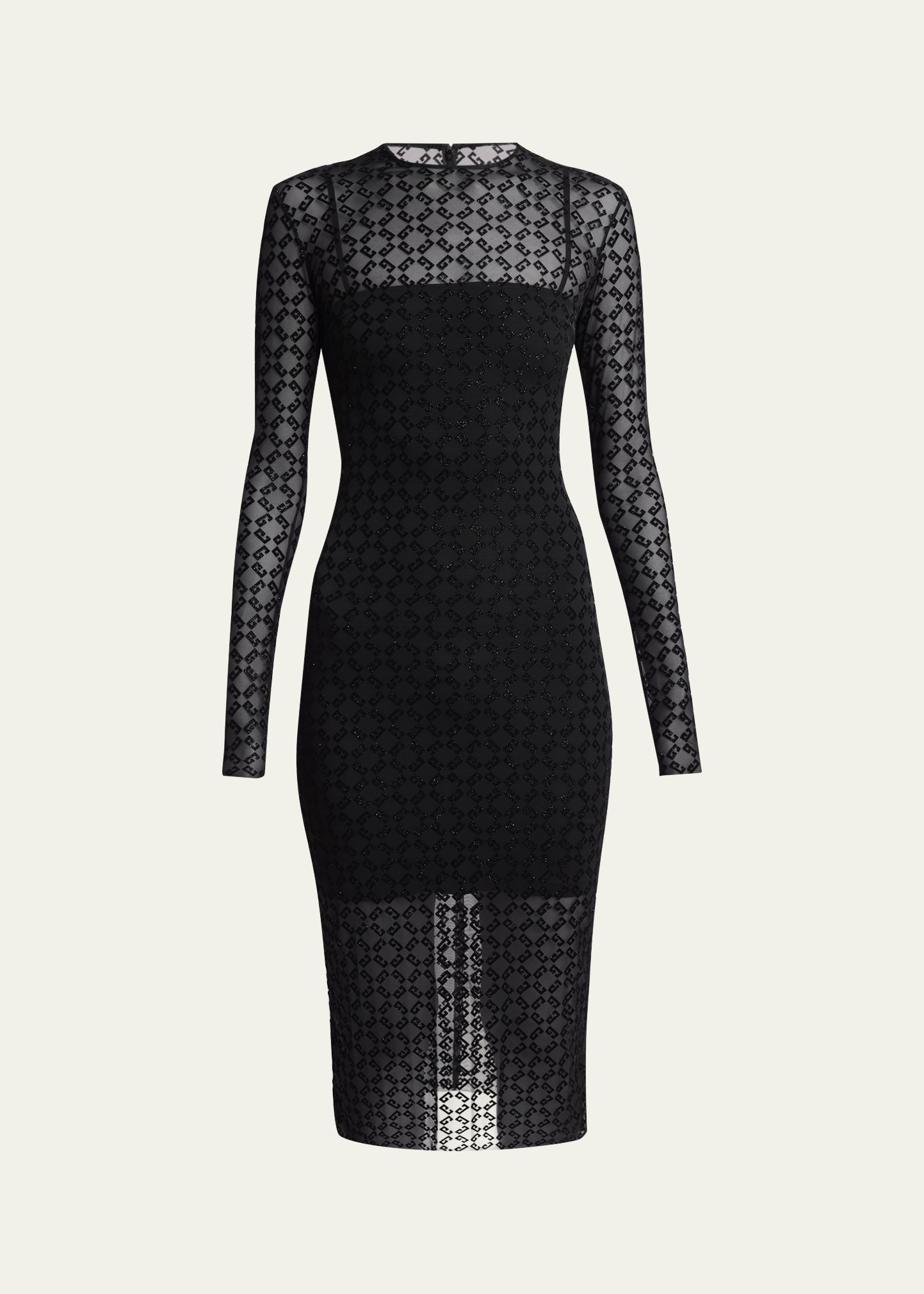 givenchy long sleeve dress Givenchy Black Wool Long Sleeves Belted Mini Sheath Women's Dress