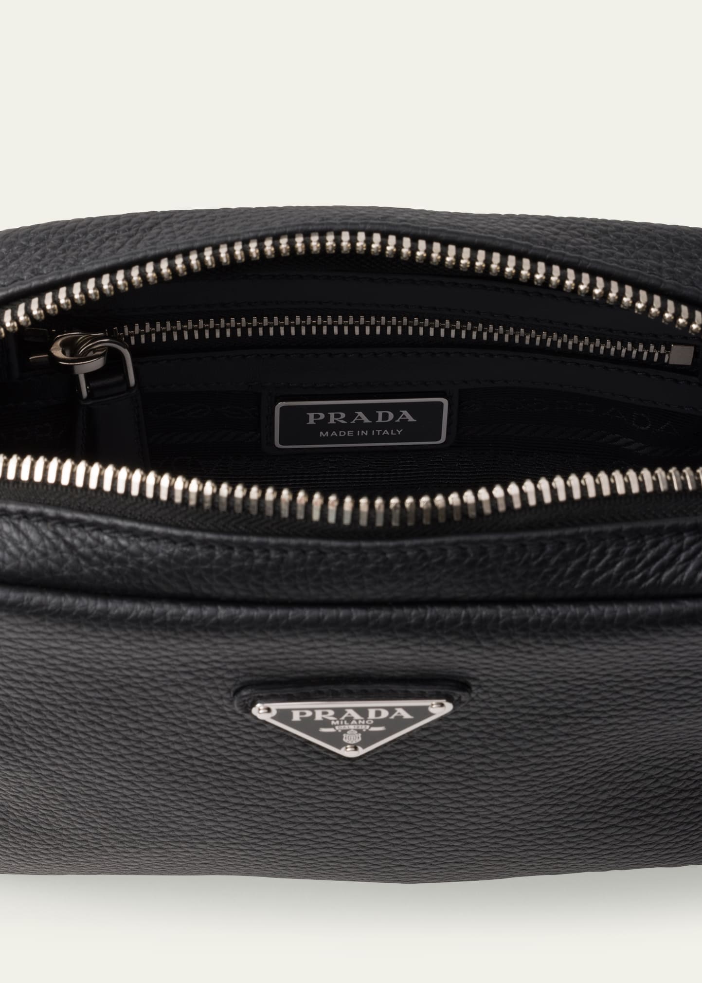 Prada Men's Vitello Daino Leather Crossbody Bag - Bergdorf Goodman