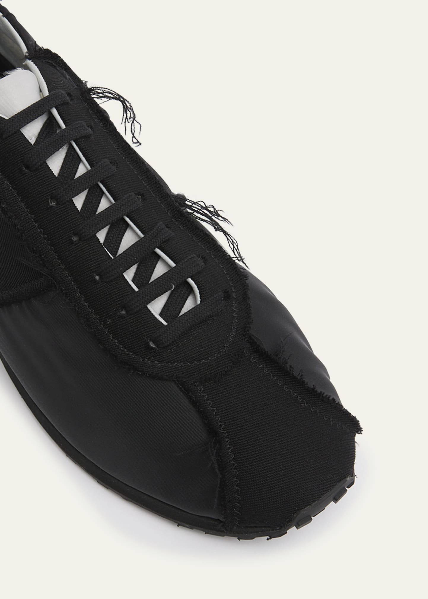 THE ROW Mica Distressed Lace-Up Sneakers - Bergdorf Goodman